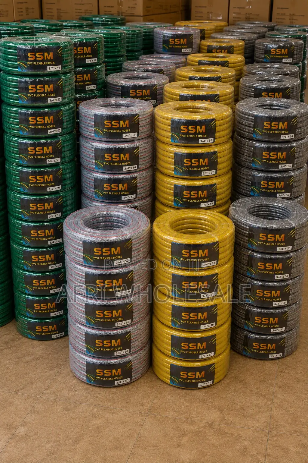 50m THICK Reinforced Garden Water Hose PVC Heavy Duty Waterhose