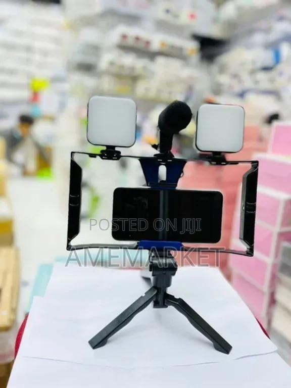 Video-Making Kit – Smartphone Vlogging Live Streaming Kit AY-49X