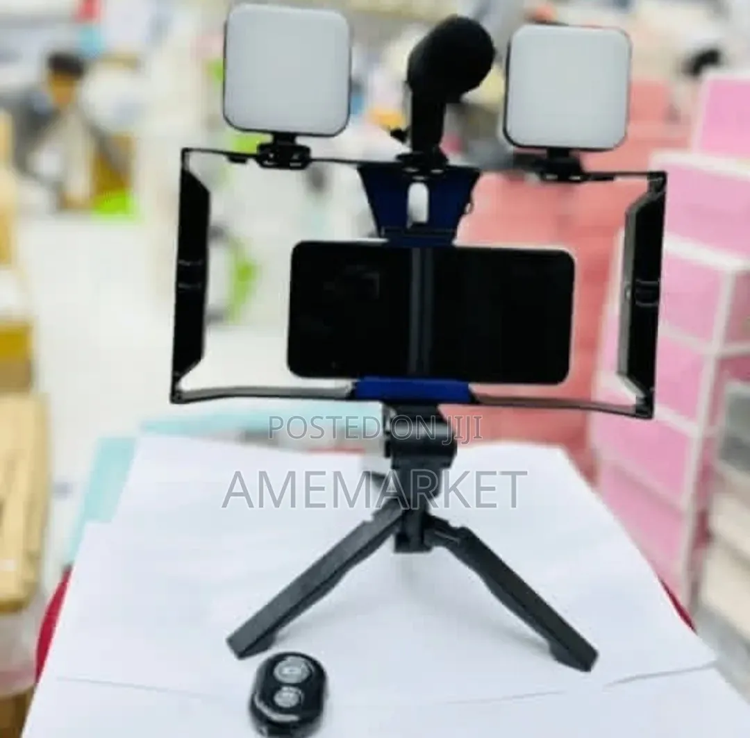 Video-Making Kit – Smartphone Vlogging Live Streaming Kit AY-49X