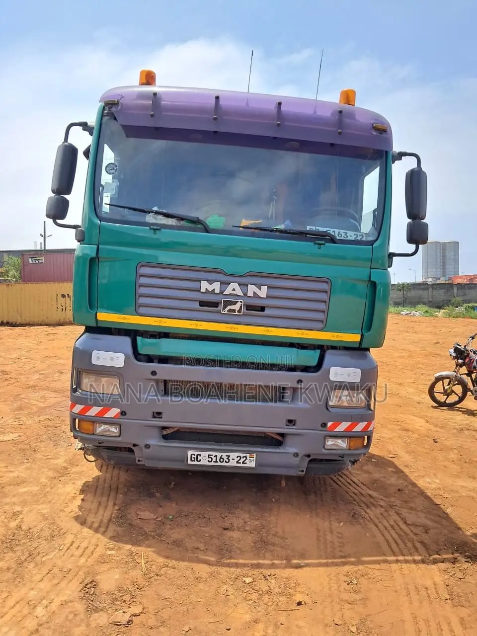 Man Tga Truck With Bucket Trailer - Quick Sale