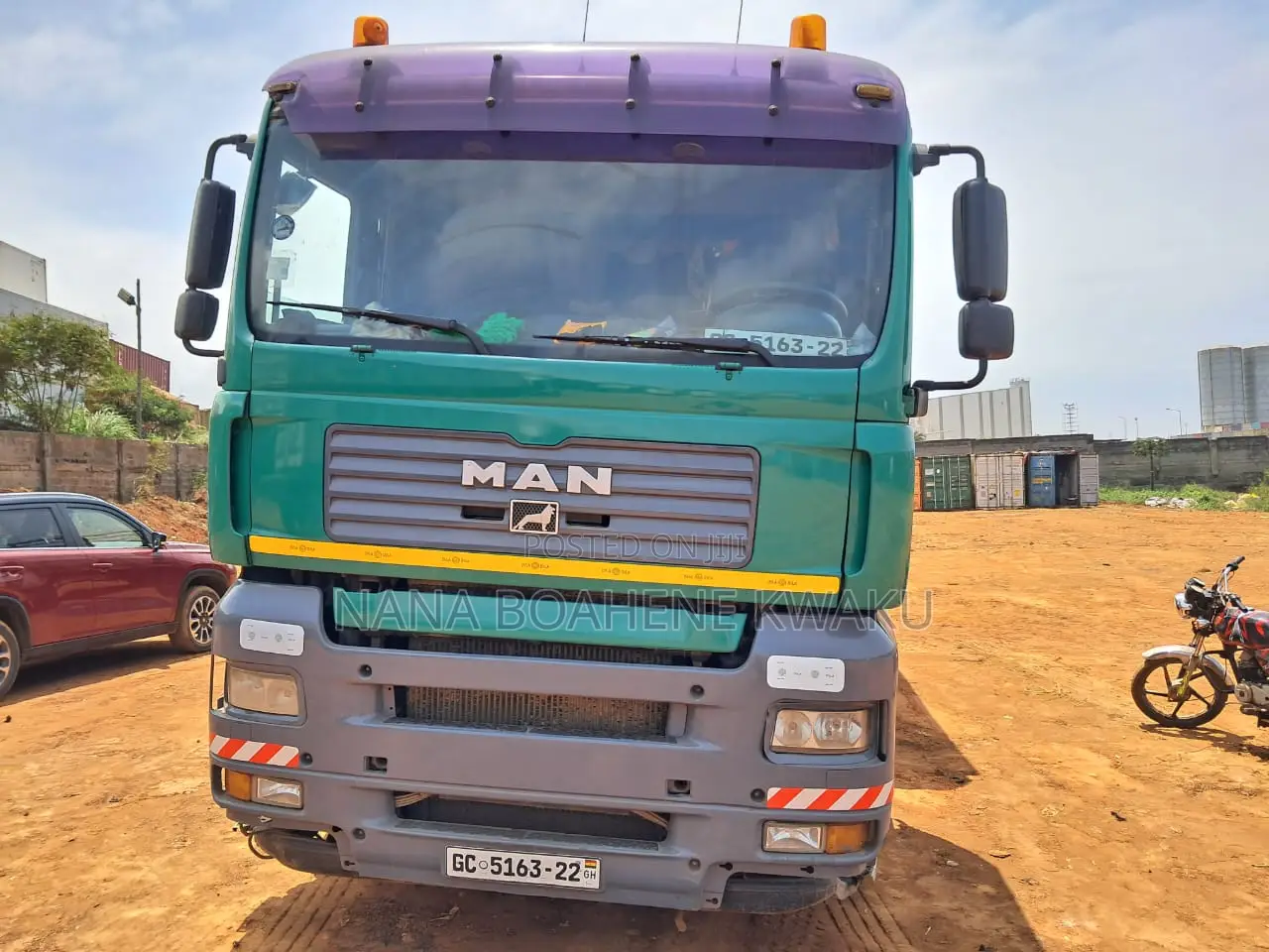 Man Tga Truck With Bucket Trailer - Quick Sale
