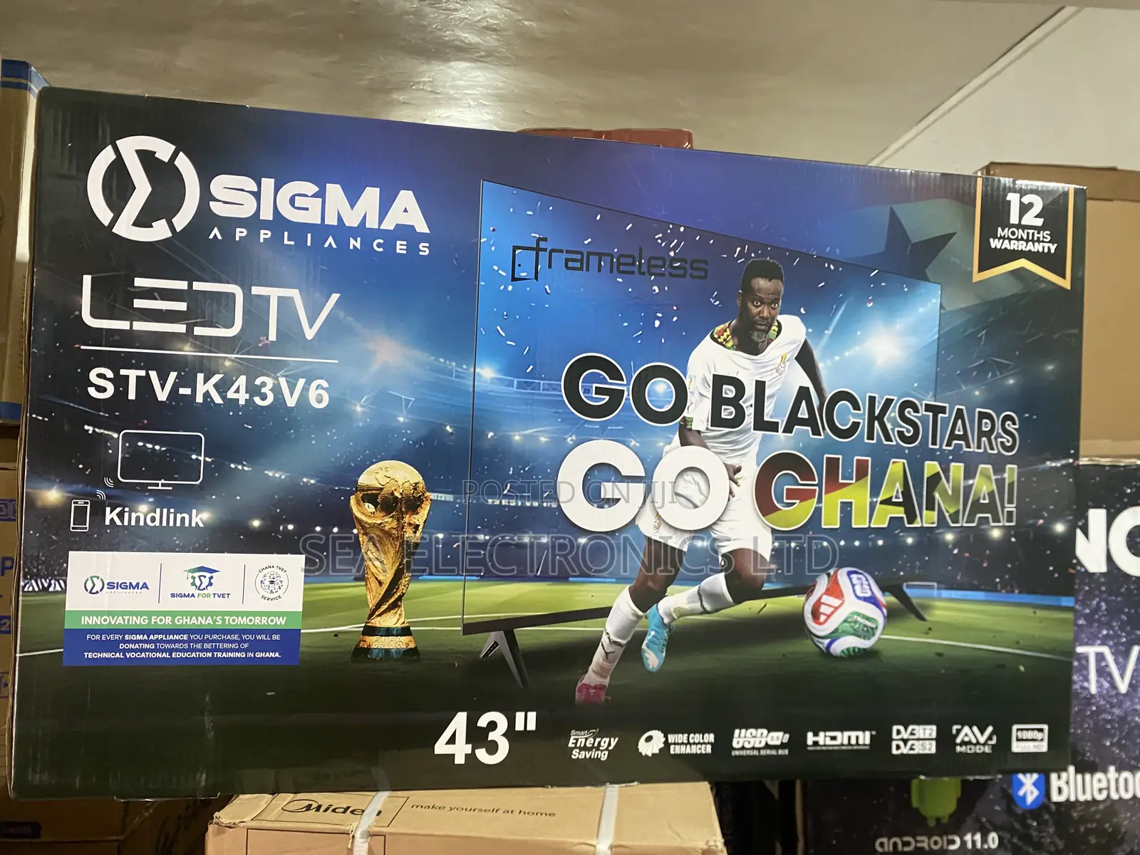 Sigma 43-Inch Frameless Full HD LED Television