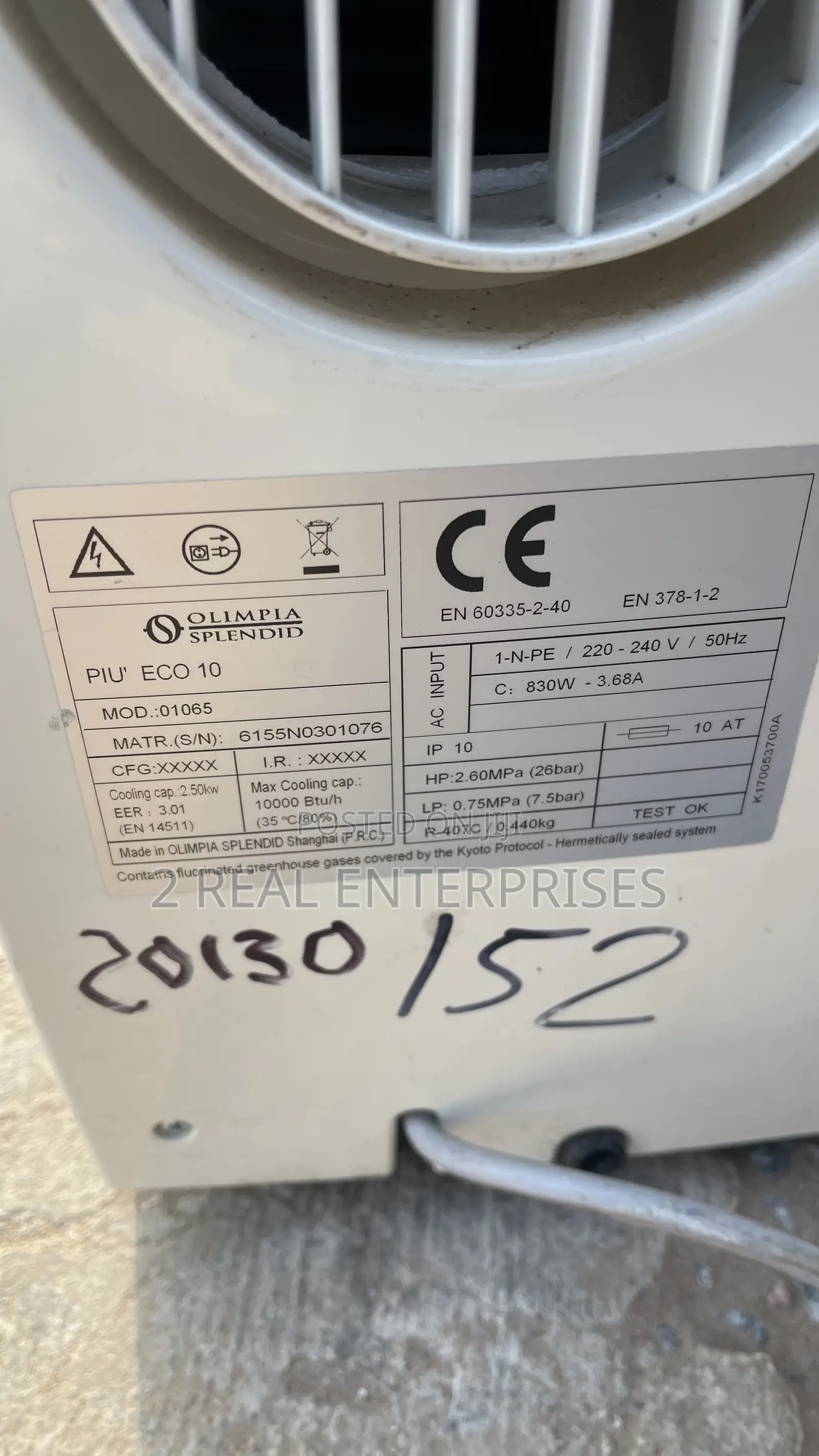 Air Condition Portable 1.5hp