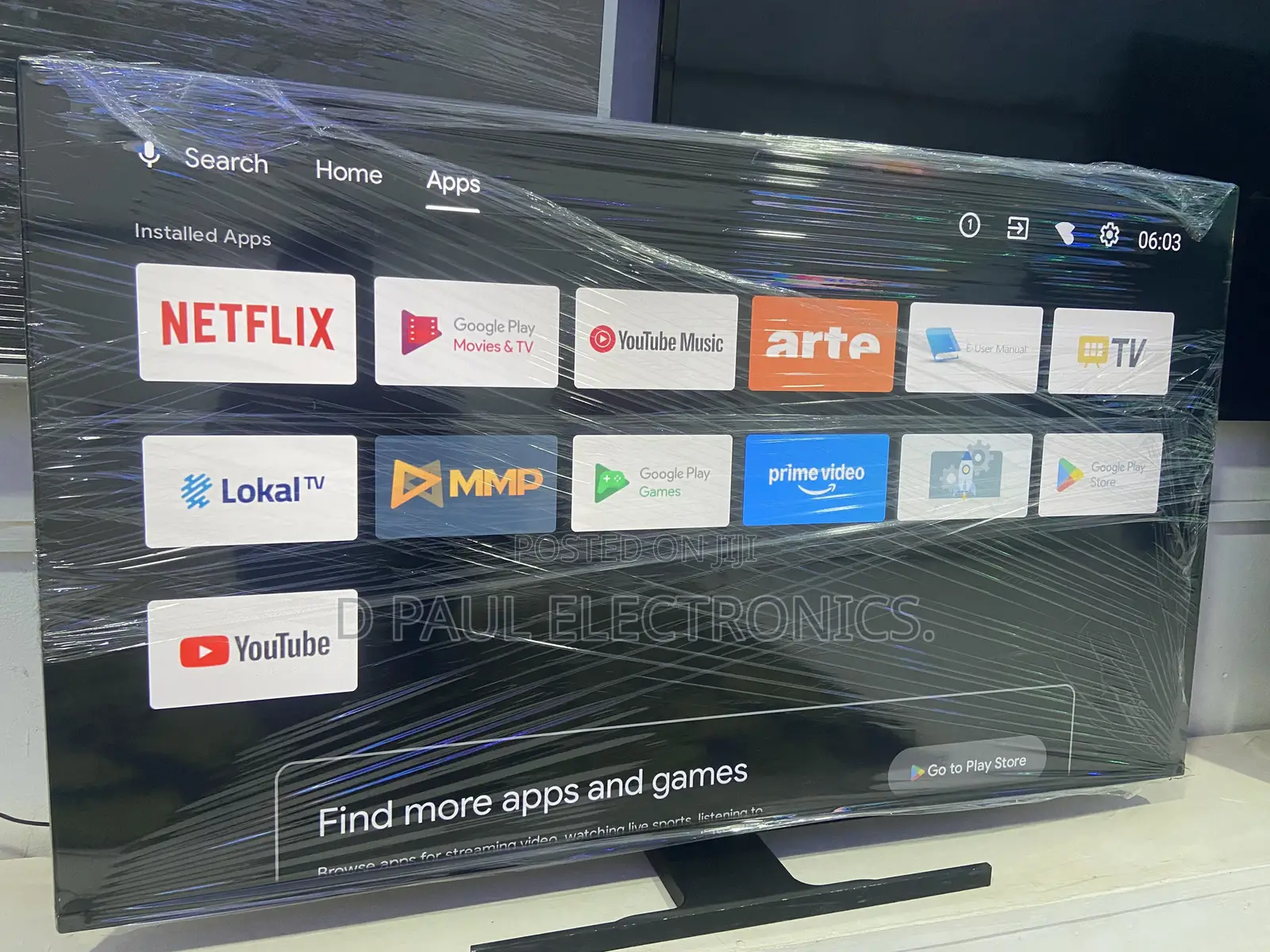 50 Inches Full Digital Satellite Ultra HD Led Smart Android TCL TV.