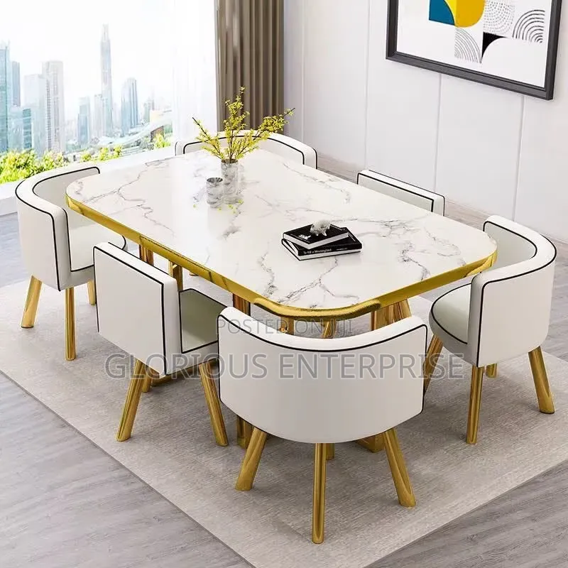 6 in 1 Luxury Dining Table