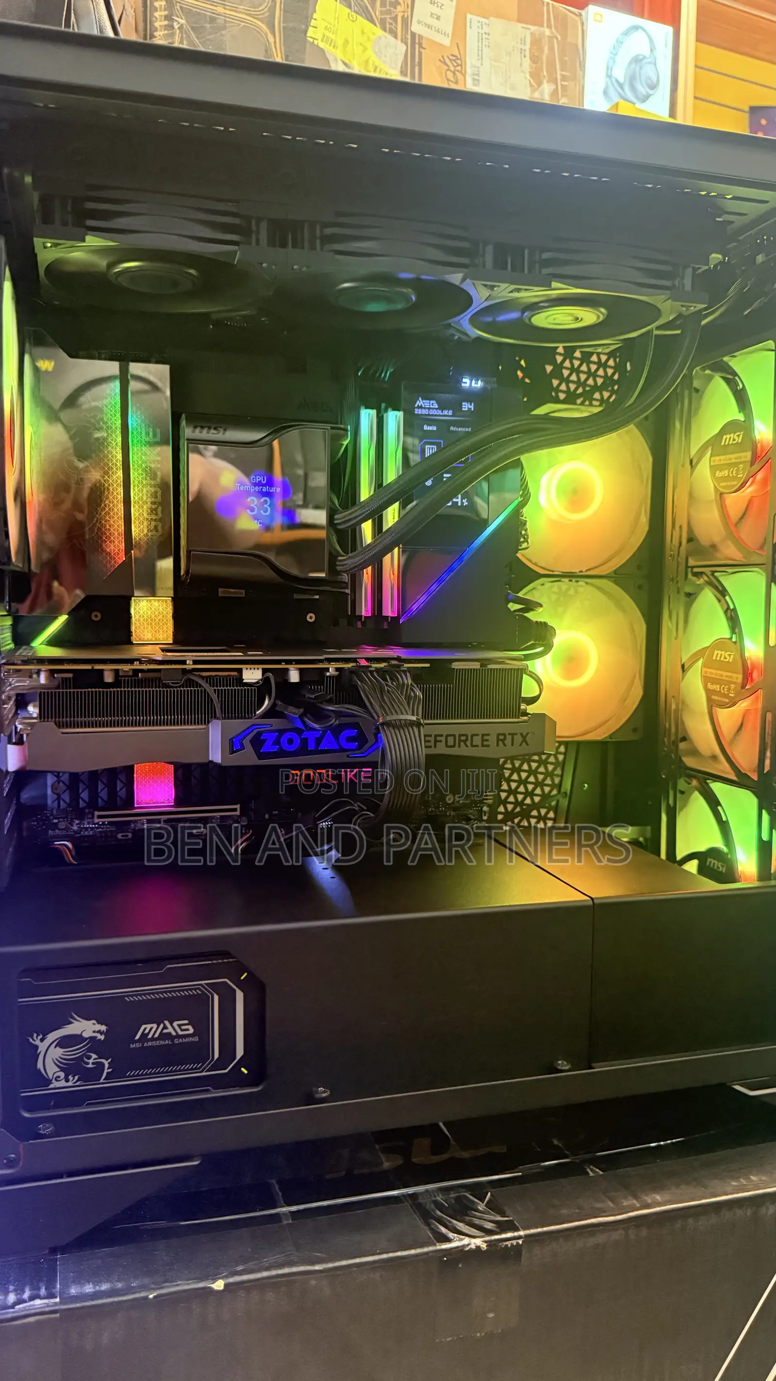 New Desktop Computer MSI model 32GB Intel Core i7 SSD 2T