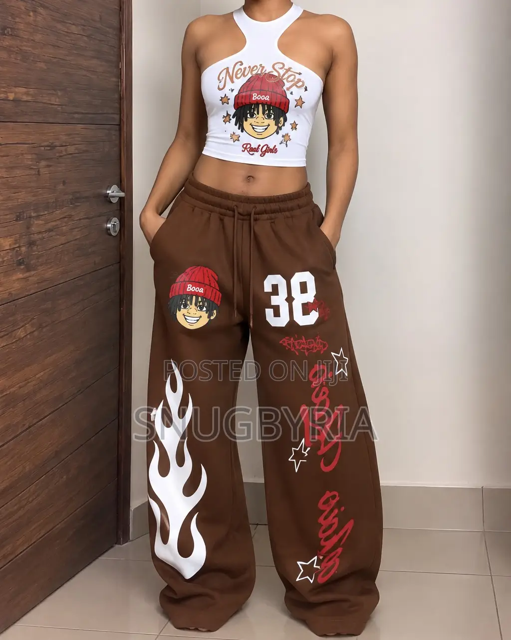 2pcs Set (Joggers +Tank Top)