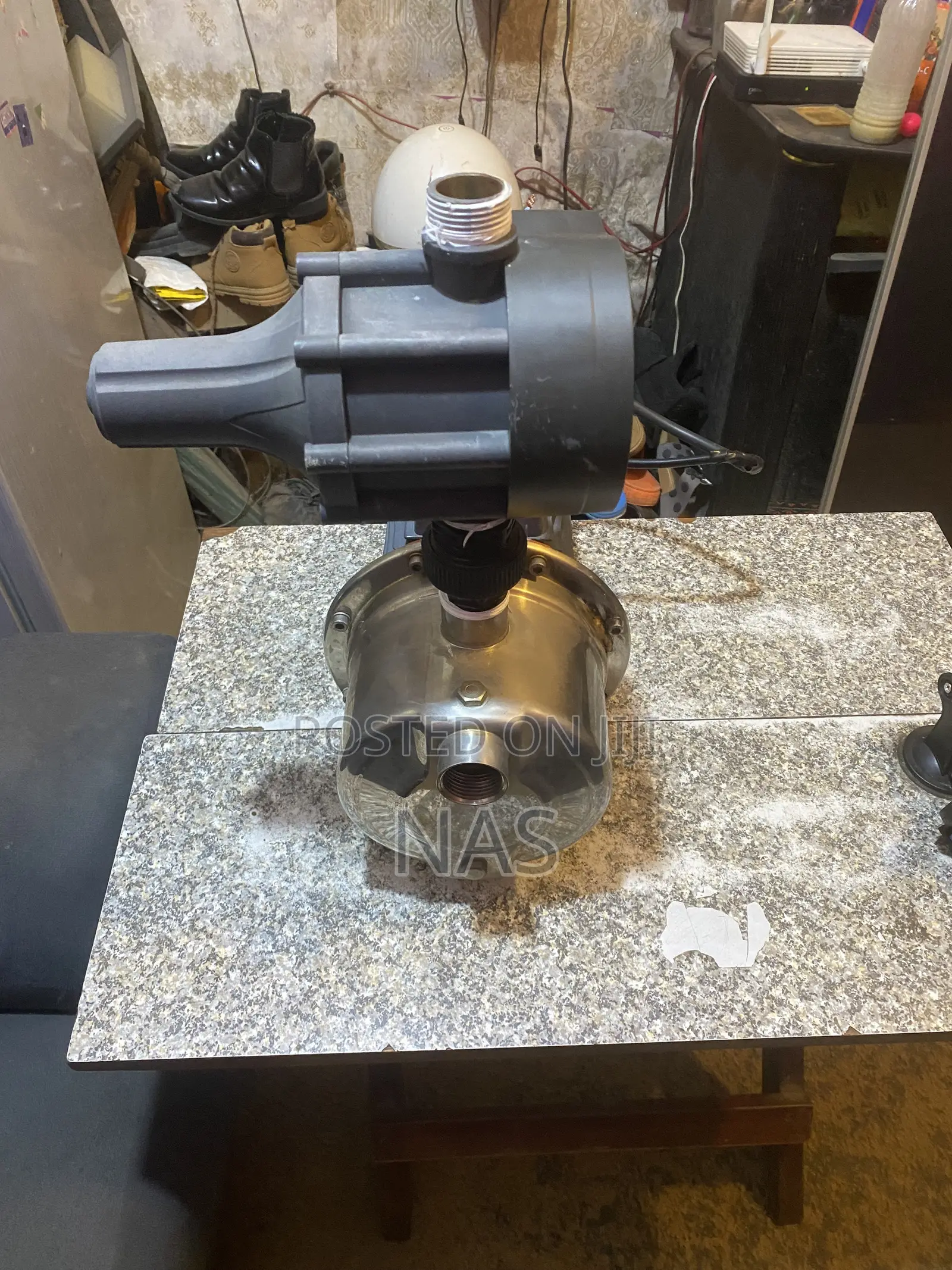 Fairly Home Used 1.0 HP Stainless Steel Complete Leo Water Pump.