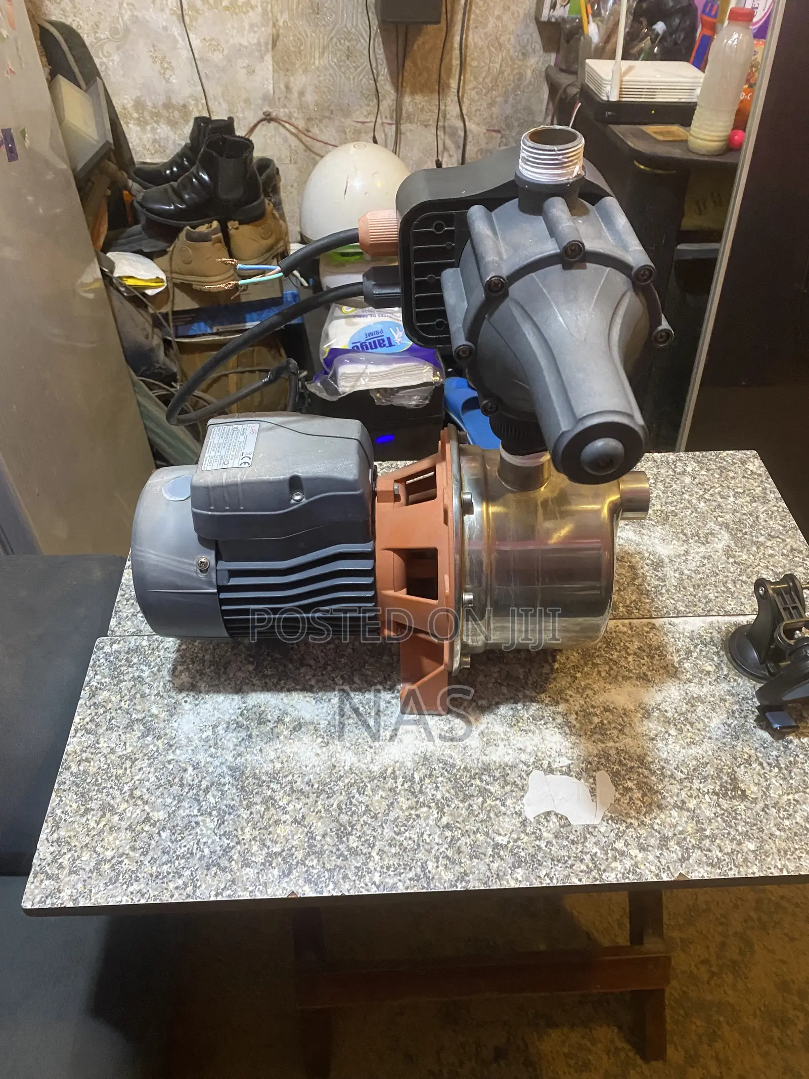 Fairly Home Used 1.0 HP Stainless Steel Complete Leo Water Pump.