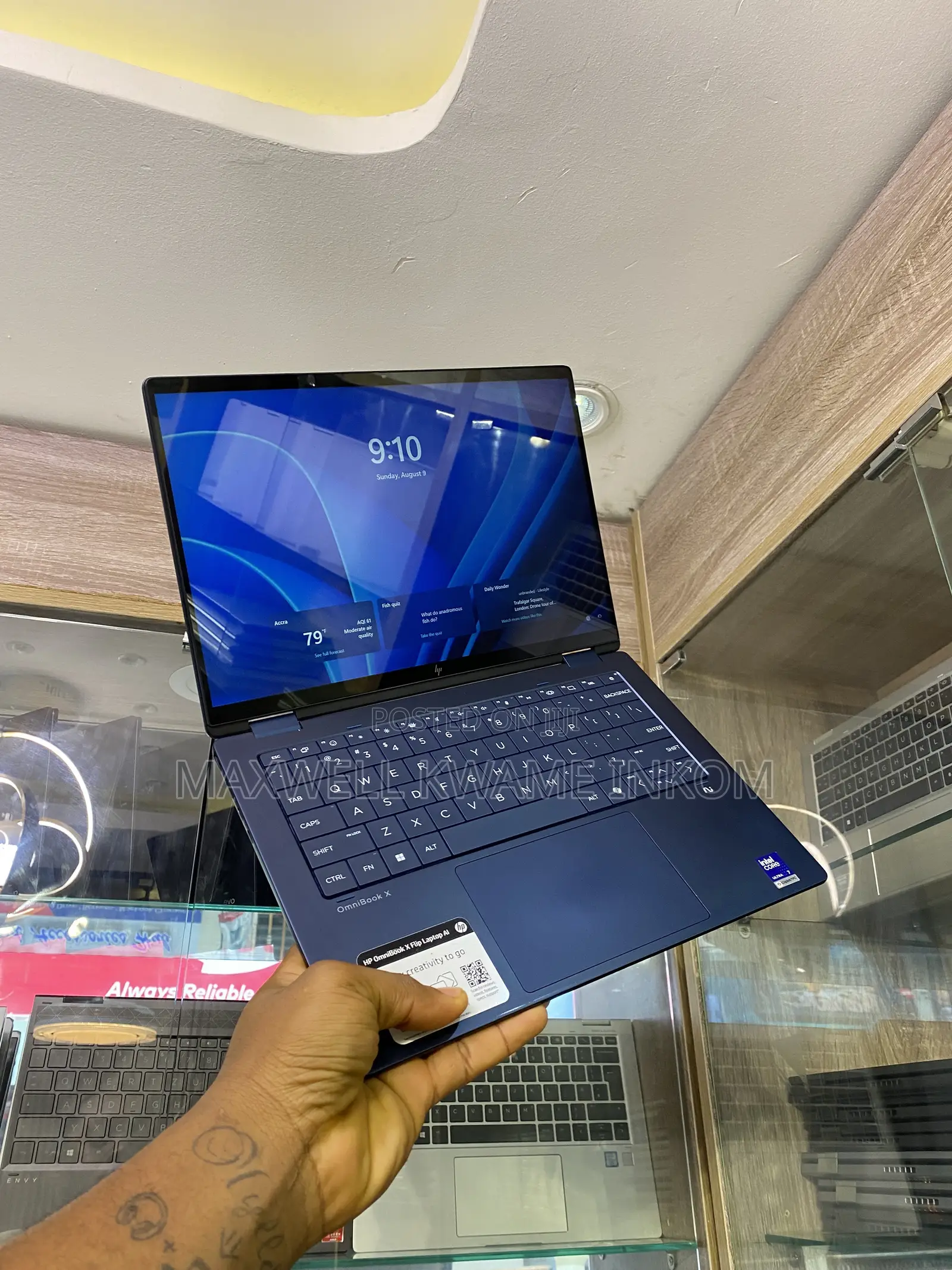 Laptop HP OmniBook X Flip 14" 16GB Intel Core Ultra 7 SSD 512GB