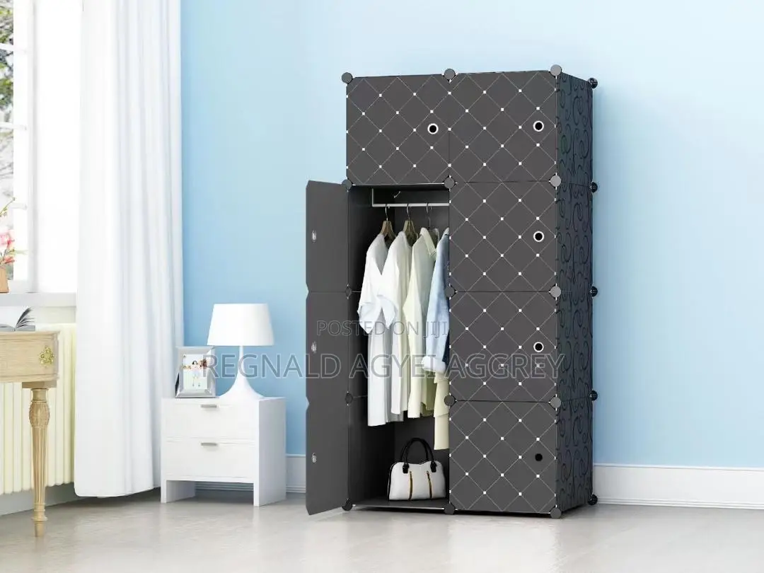 8 Cube Plastic Wardrobe