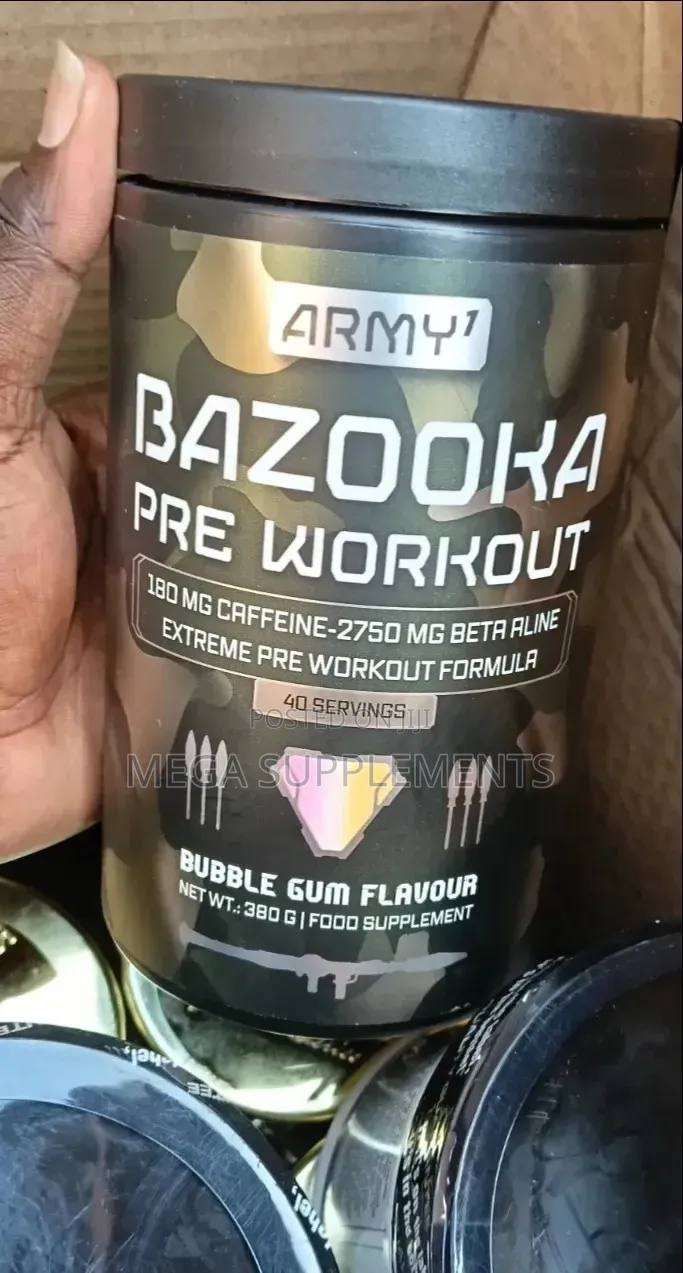 Army Bazooka Preworkout 400mg Caffeine