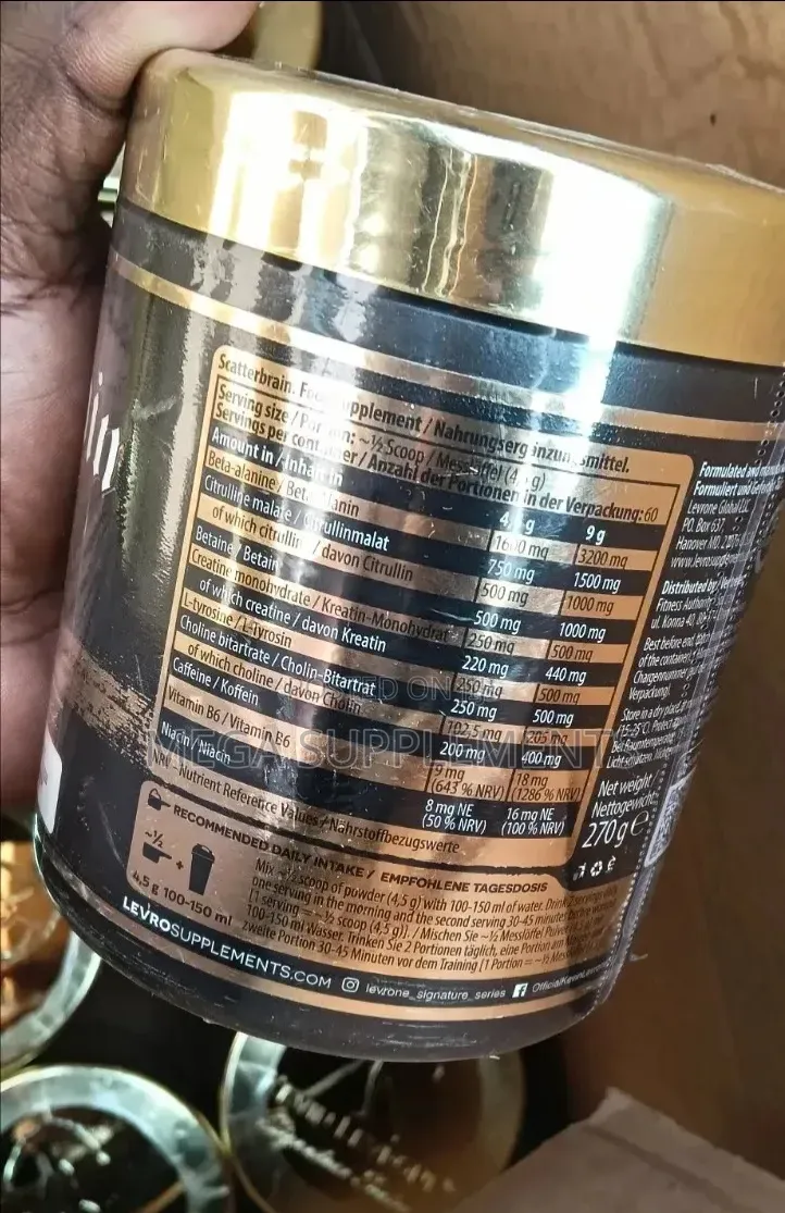 Scatter Brain Preworkout 400mg Caffeine