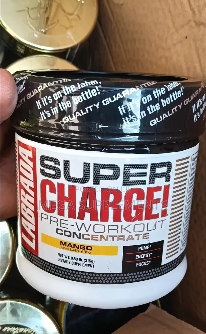 Super Charger Preworkout 300mg Caffeine