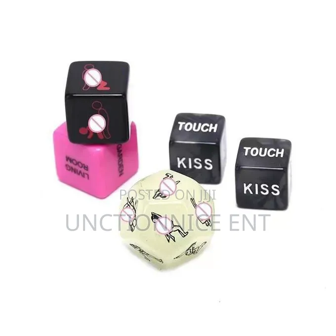 5Pcs/Set Polyhedral Dice Sex Toy - Multi