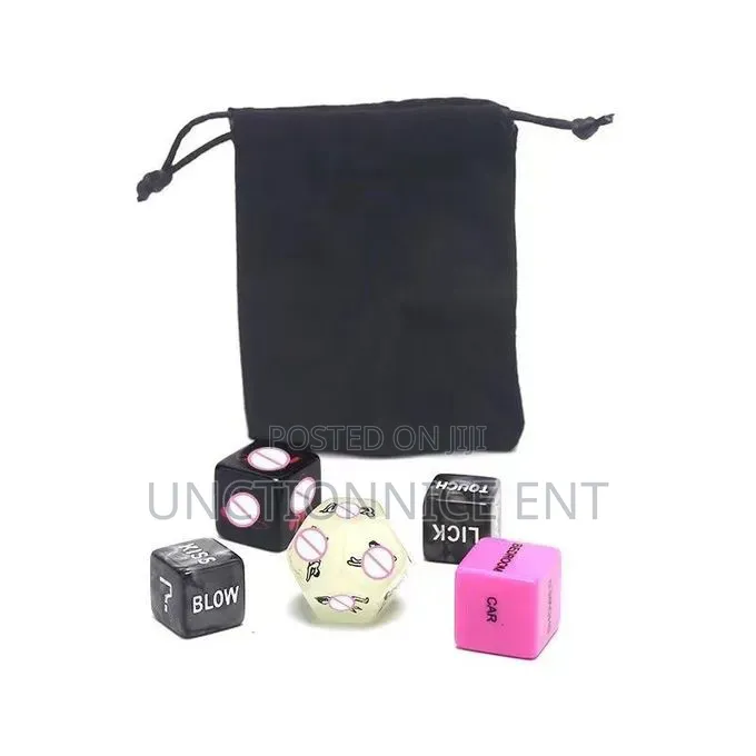5Pcs/Set Polyhedral Dice Sex Toy - Multi