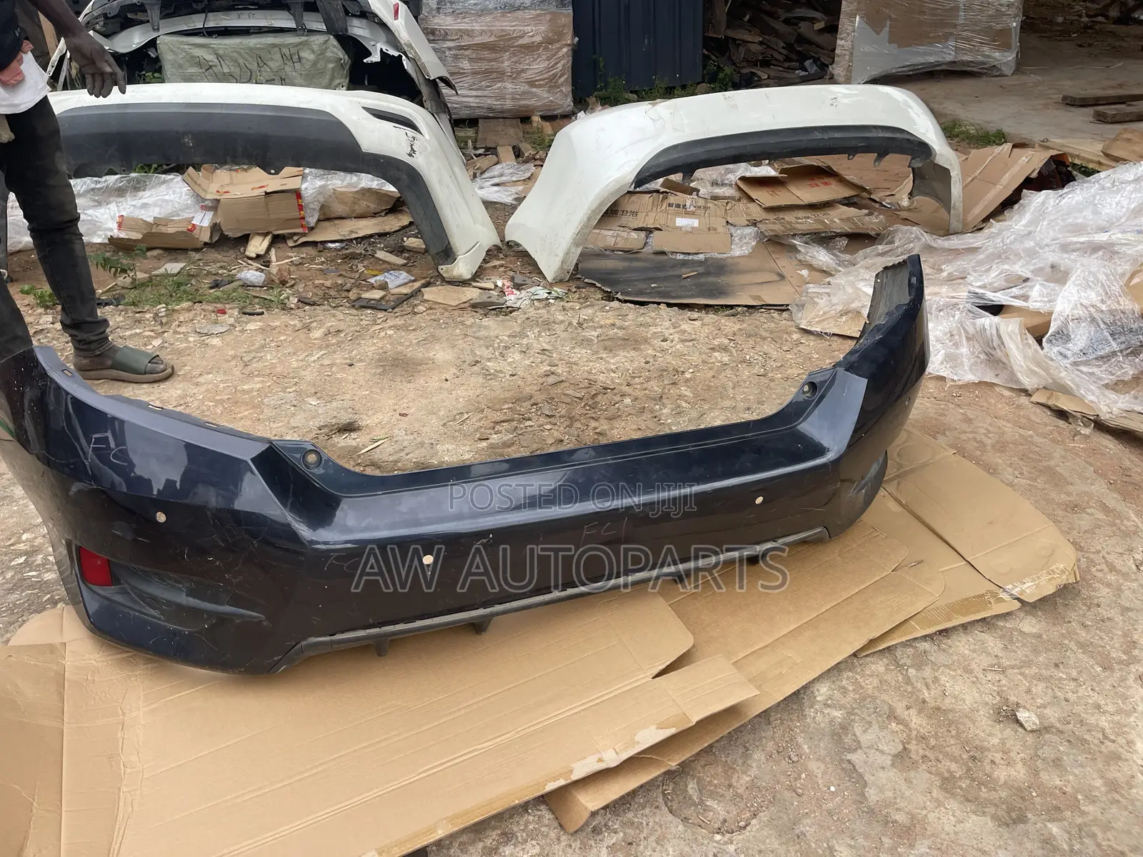 2016-2021 Honda Civic Rear Bumper Complete