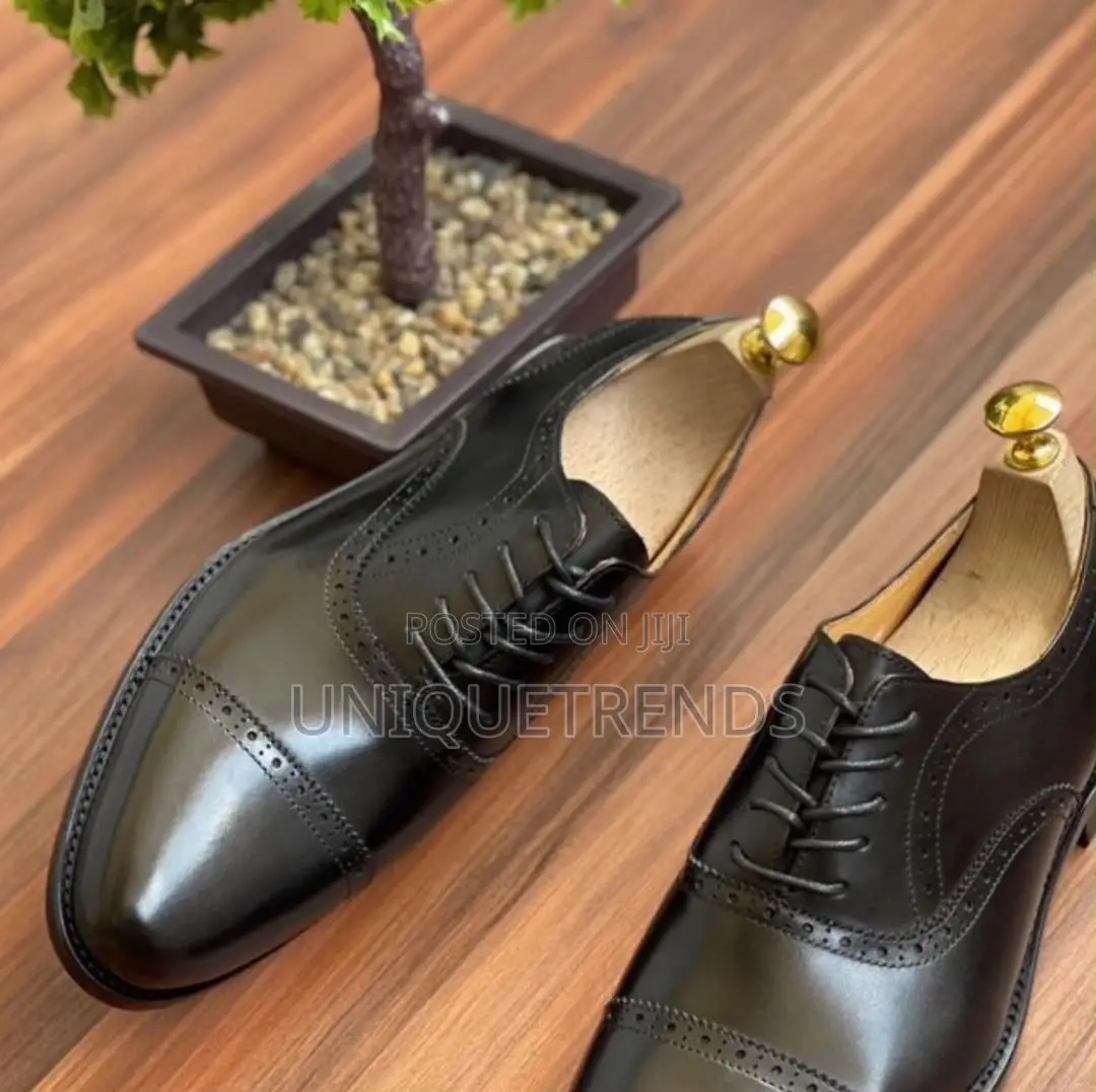 High Quality LOUIS VUITTON Leather Oxfords Shoe