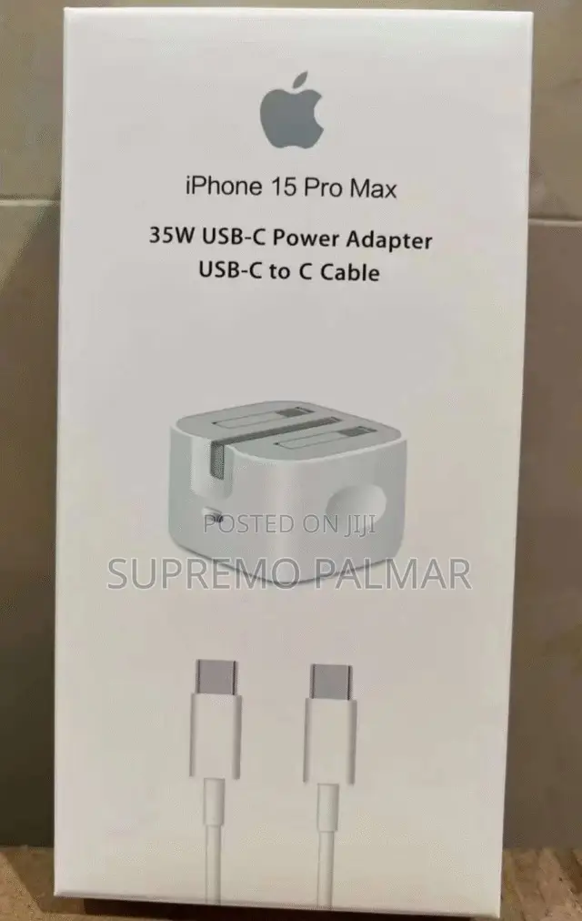 35W Type-C Charging Set With Power Adapter USB-C Cable - iPhone