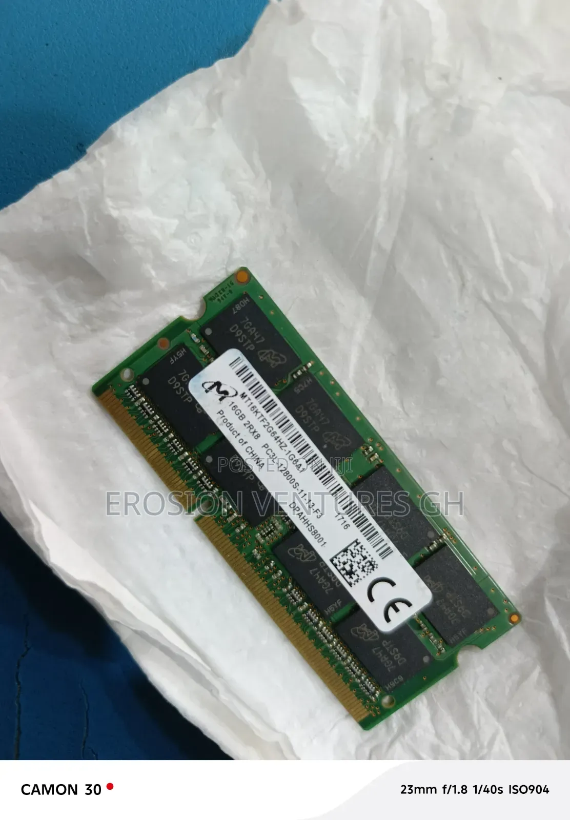 16GB PC3L Laptop Ram
