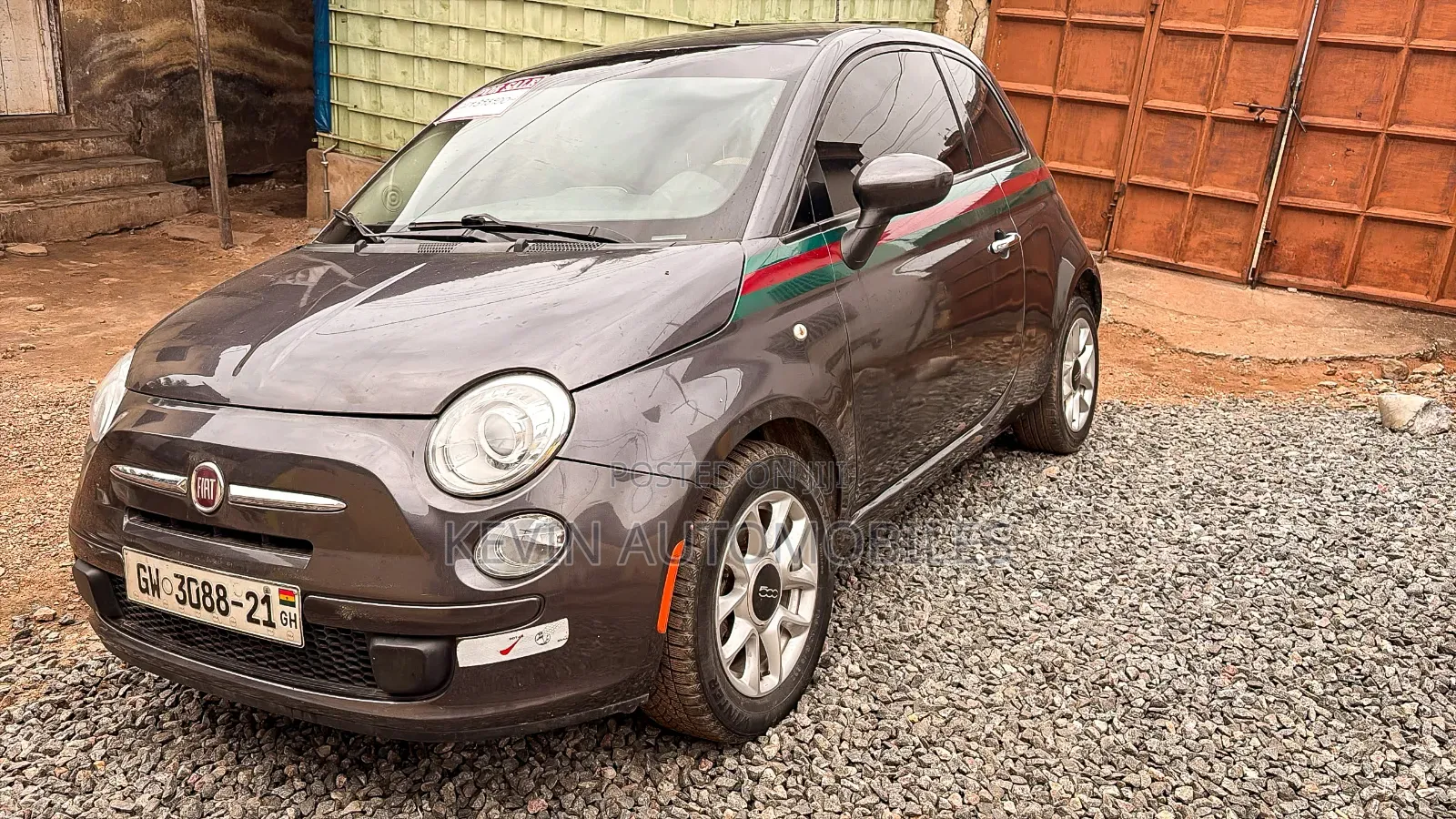 Fiat 500 2017 Brown