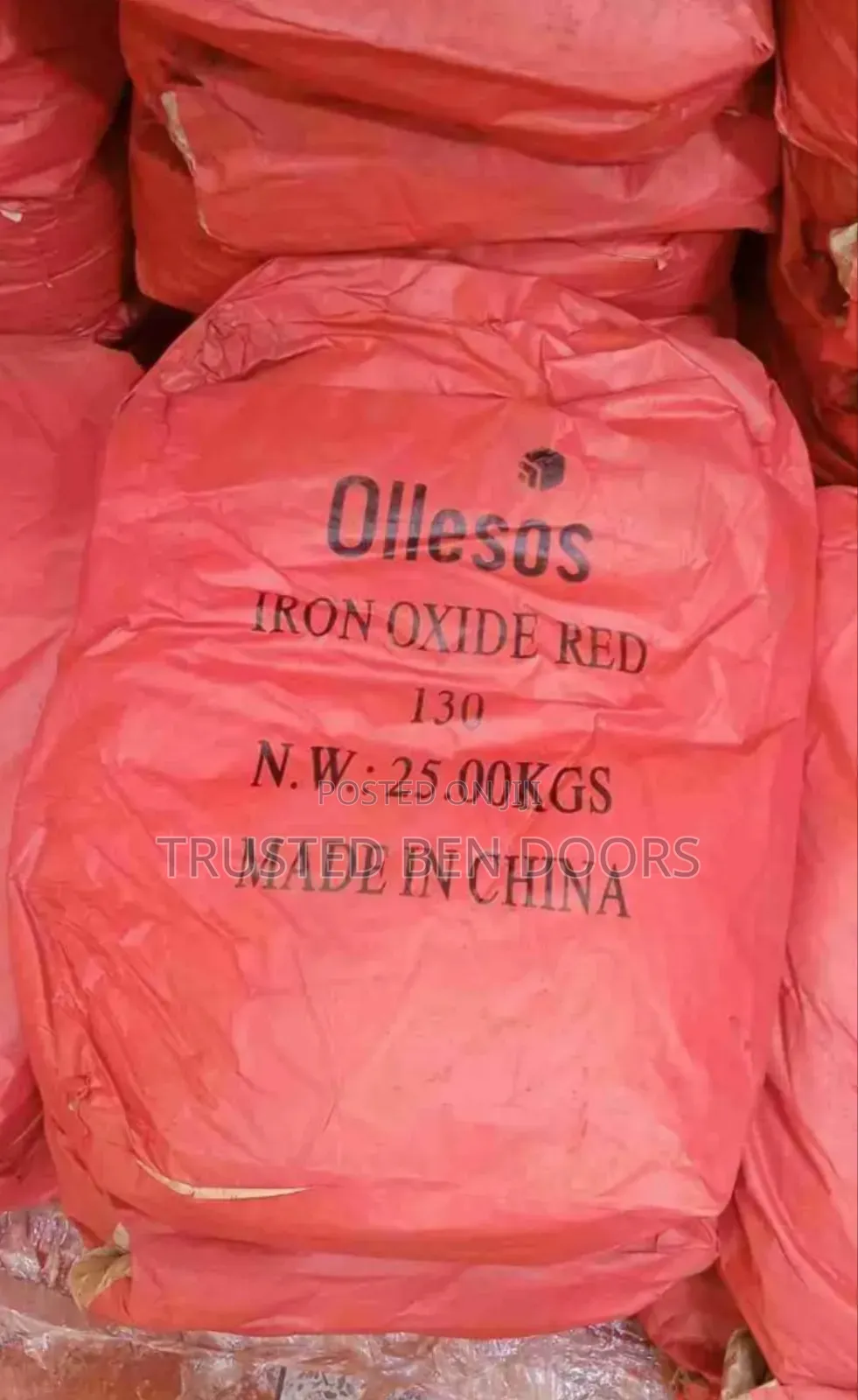 Red Iron Oxide Color Pigment for Paint Making and Concrete Stamp Works