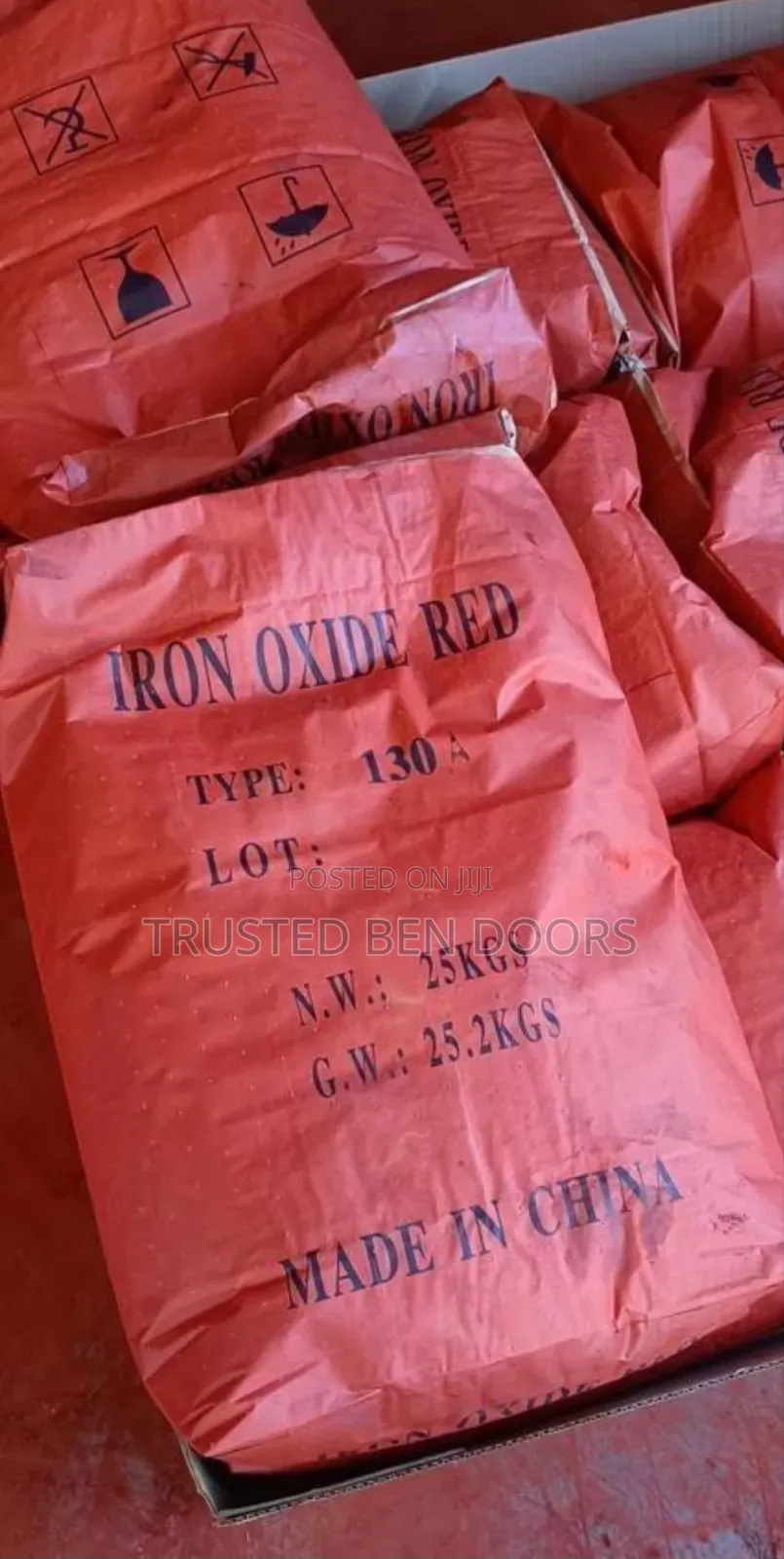 25kg Red Iron Oxide for Coloring