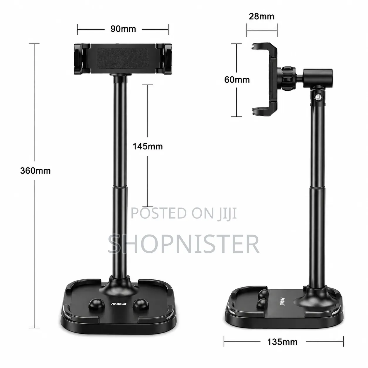 Mobile Phone – Adjustable 360° Desktop Stand