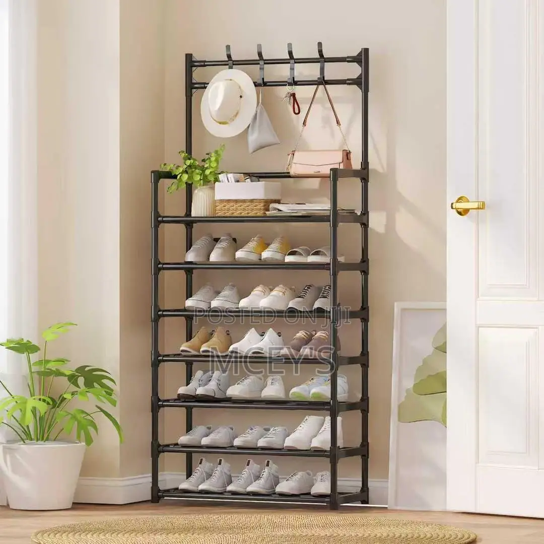 Multifunctional Shoe and Hat Rack