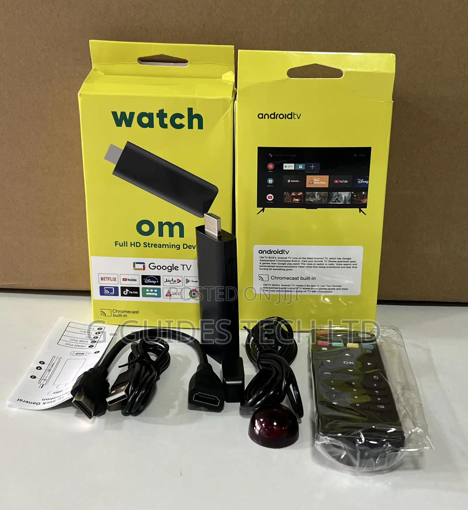 Watch OM Android TV Stick Full HD Streaming Device
