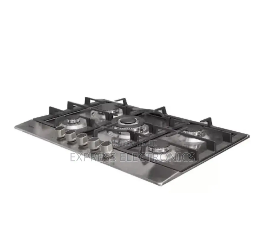Amazing Deals Midea 90cm 5 Burner Gas Hob| Stainless Steel [90G50ME]
