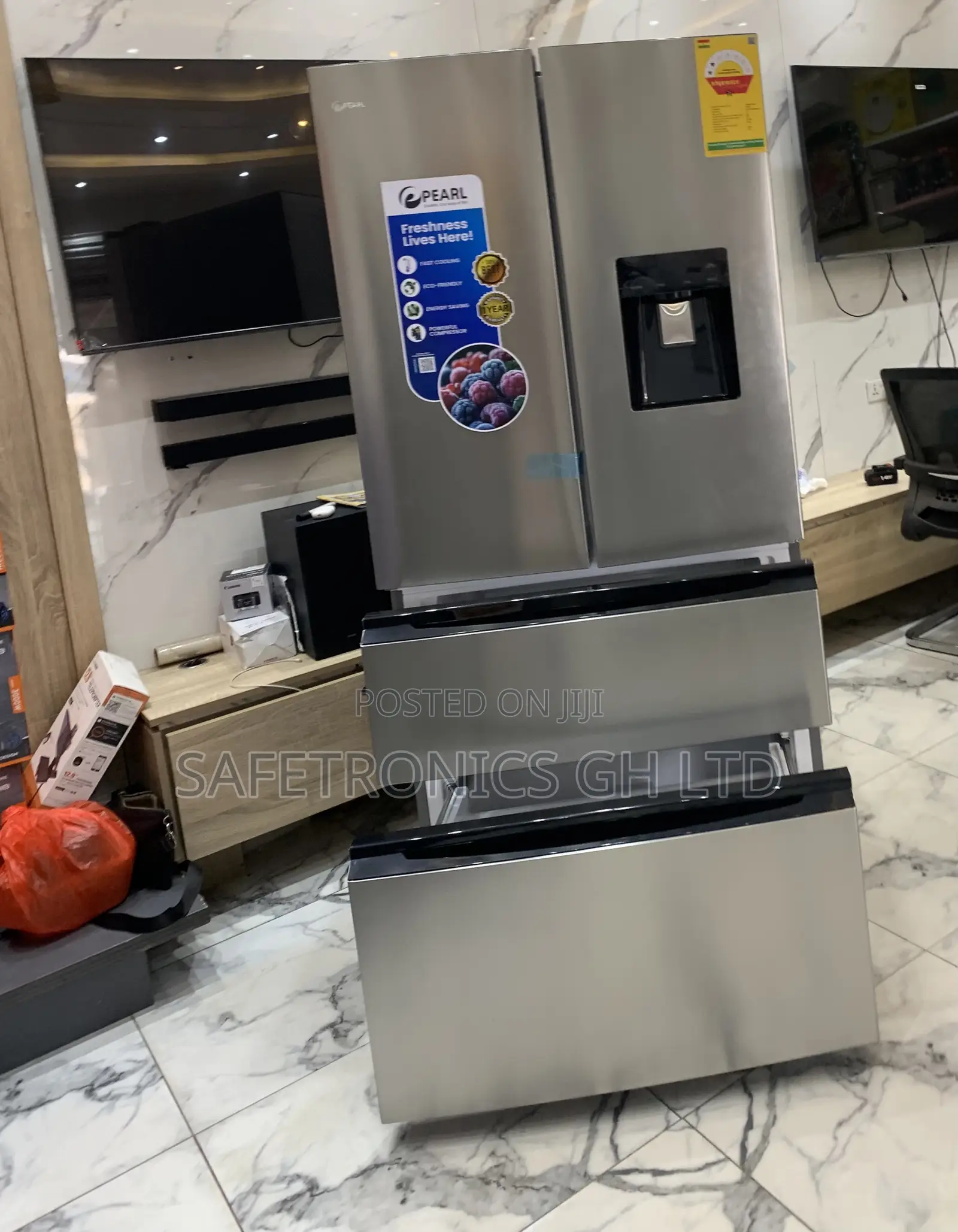 Check Out PF-702MDIXWD-2B Pearl 531L 4-Door French Door Refrigerator