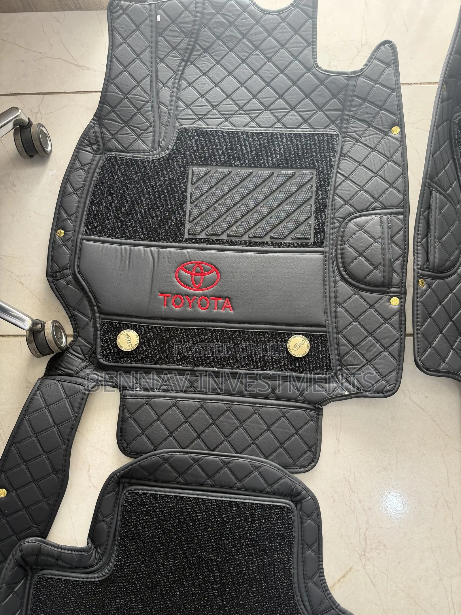 5D Premium Leather Floor Mat/Carpet for Toyota Corolla 2014 to 2019