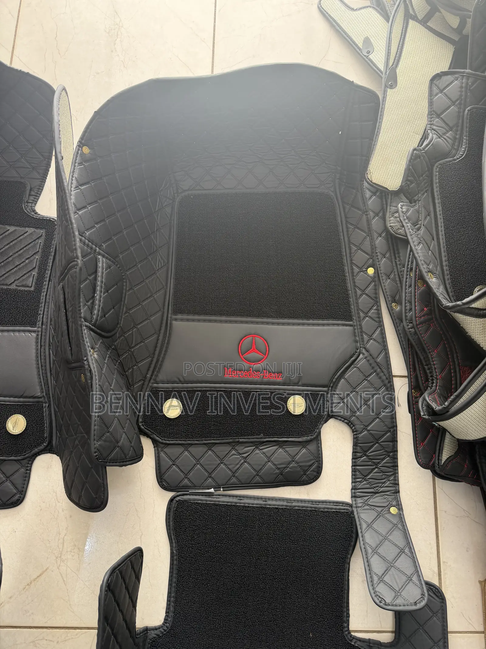 5D Premium Leather Floor Mat/Carpet - Mercedes Benz C300 2015 to 2021