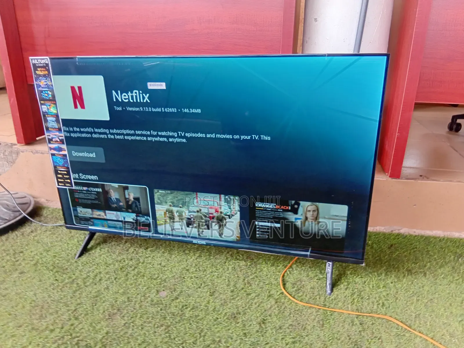 ALLYONS 43" Smart TV – Crystal Clear Display Bu