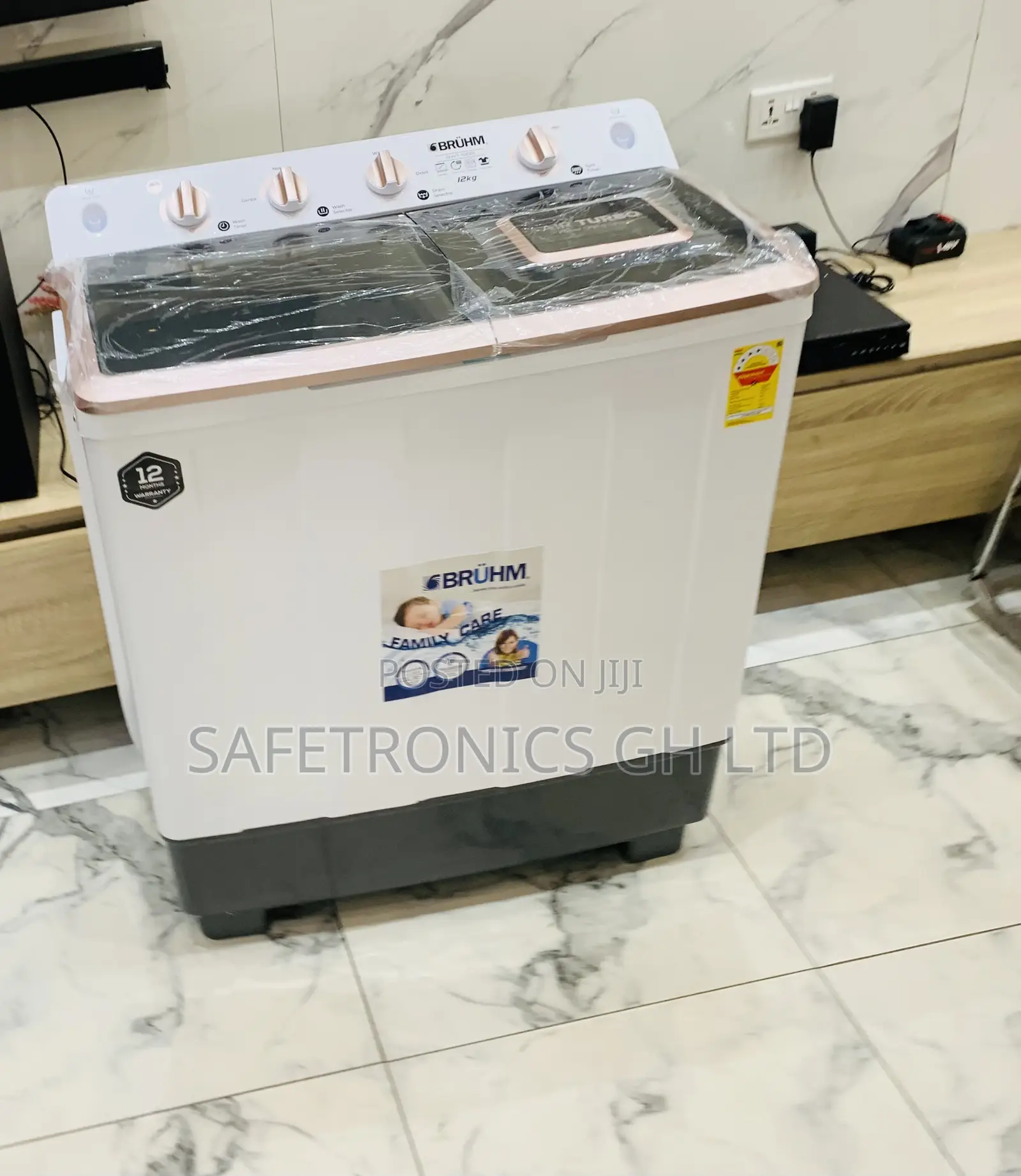 Choose Good Bruhm 12kg Twin Tub Semi Automatic BWT-120H