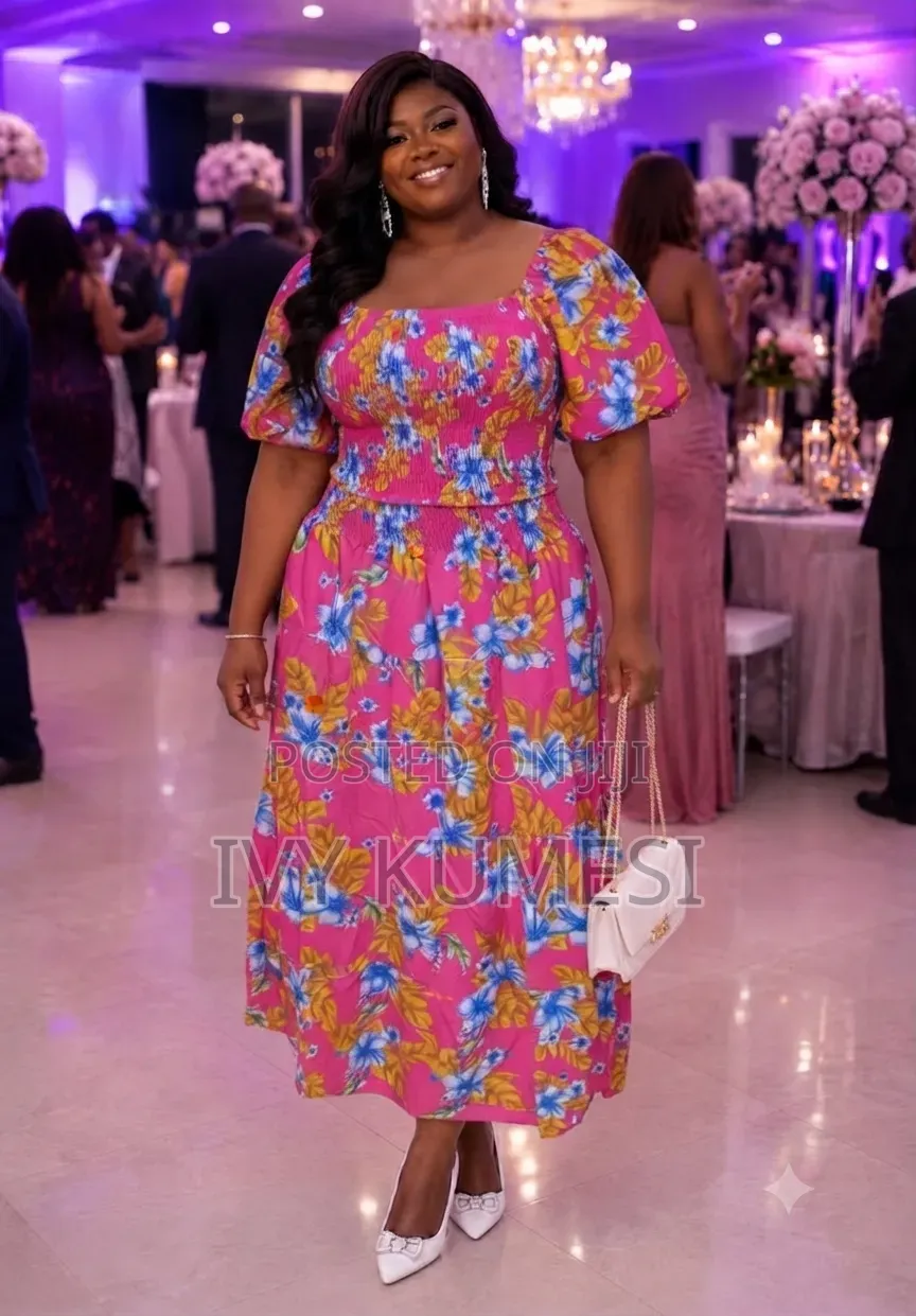 Tropical Floral Two-Piece Set