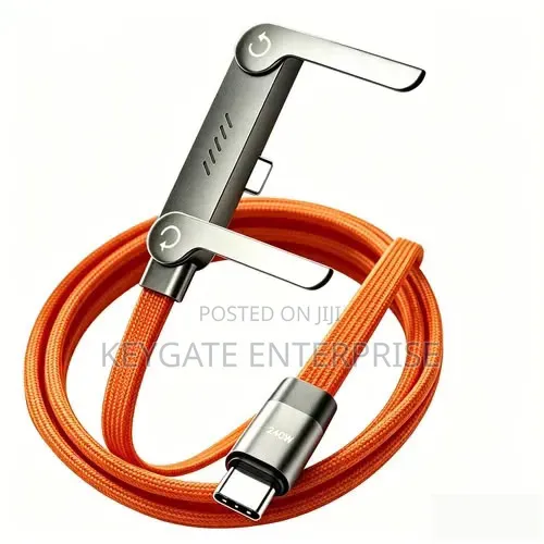 240w Type C to Type C Fast Charging Data Cable Double as Phone Stand