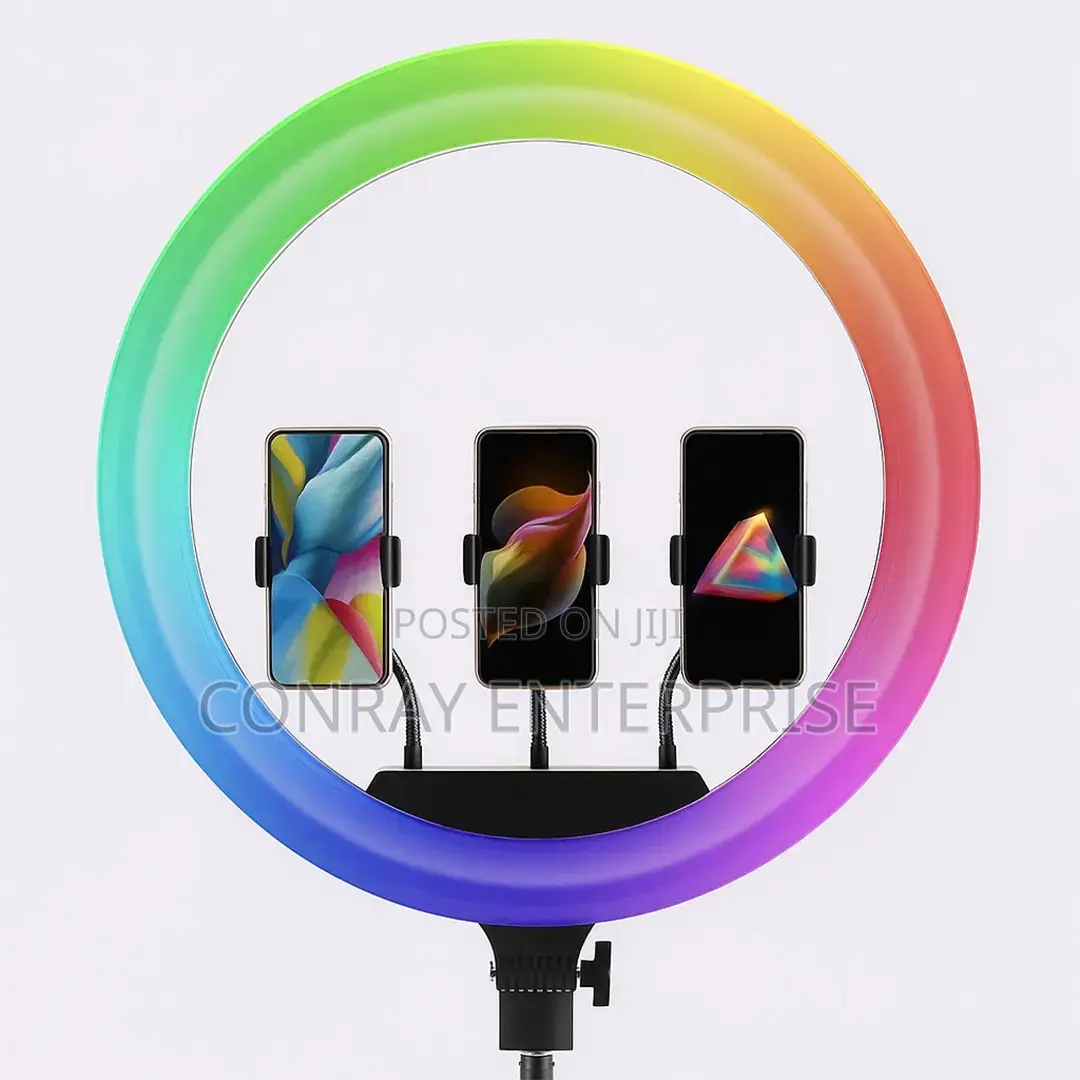 RGB LED Ring Lights. (22”)