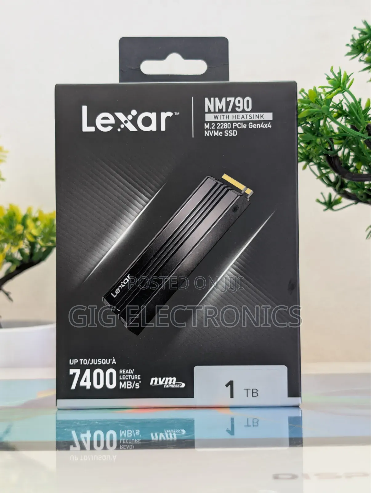 Lexar 1TB NM790 NVMe M.2 2280 SSD With Heatsink 7400/6500 MB/s