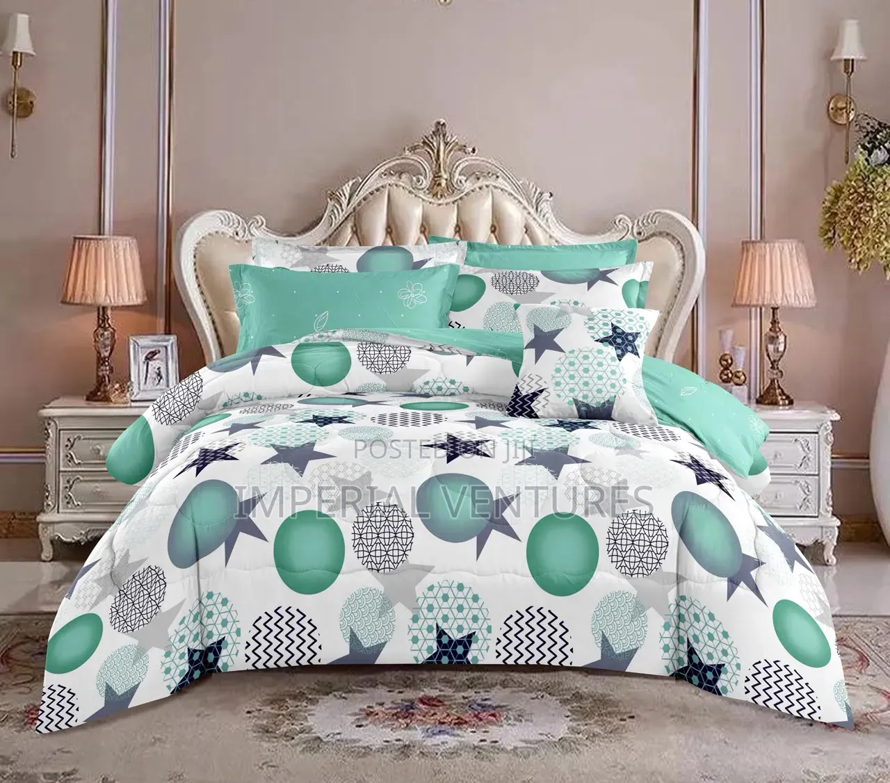 Perfect Texture Beautiful Duvet Set 6pcs