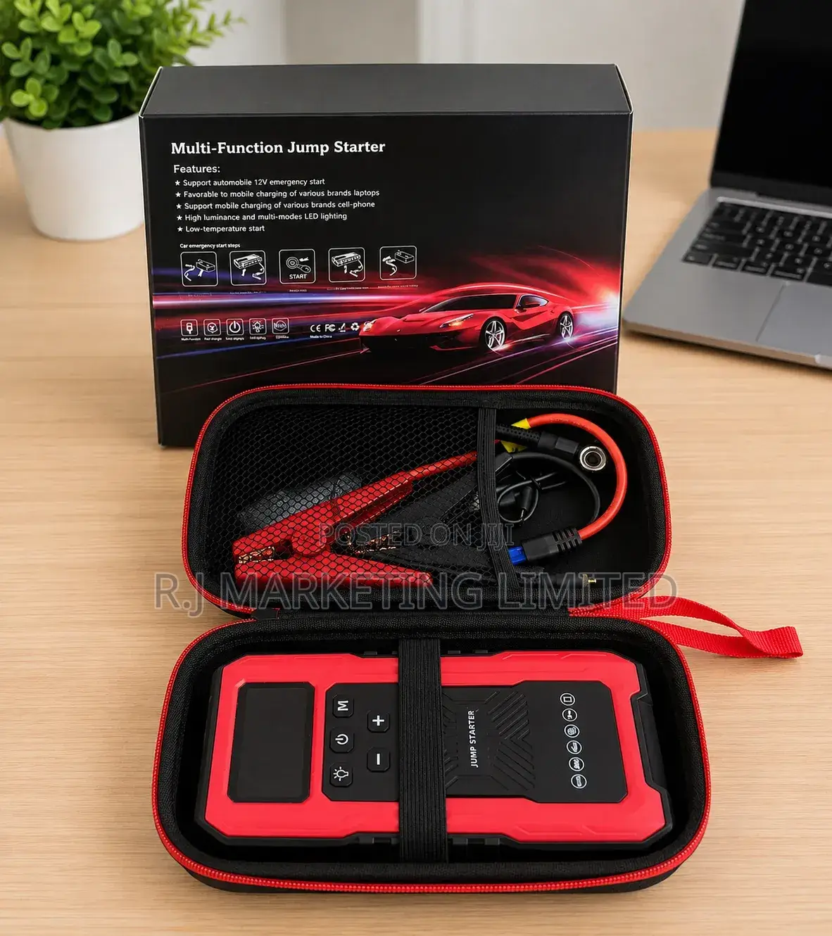 Car Just Starter and Tire Pump Complete Set Kit