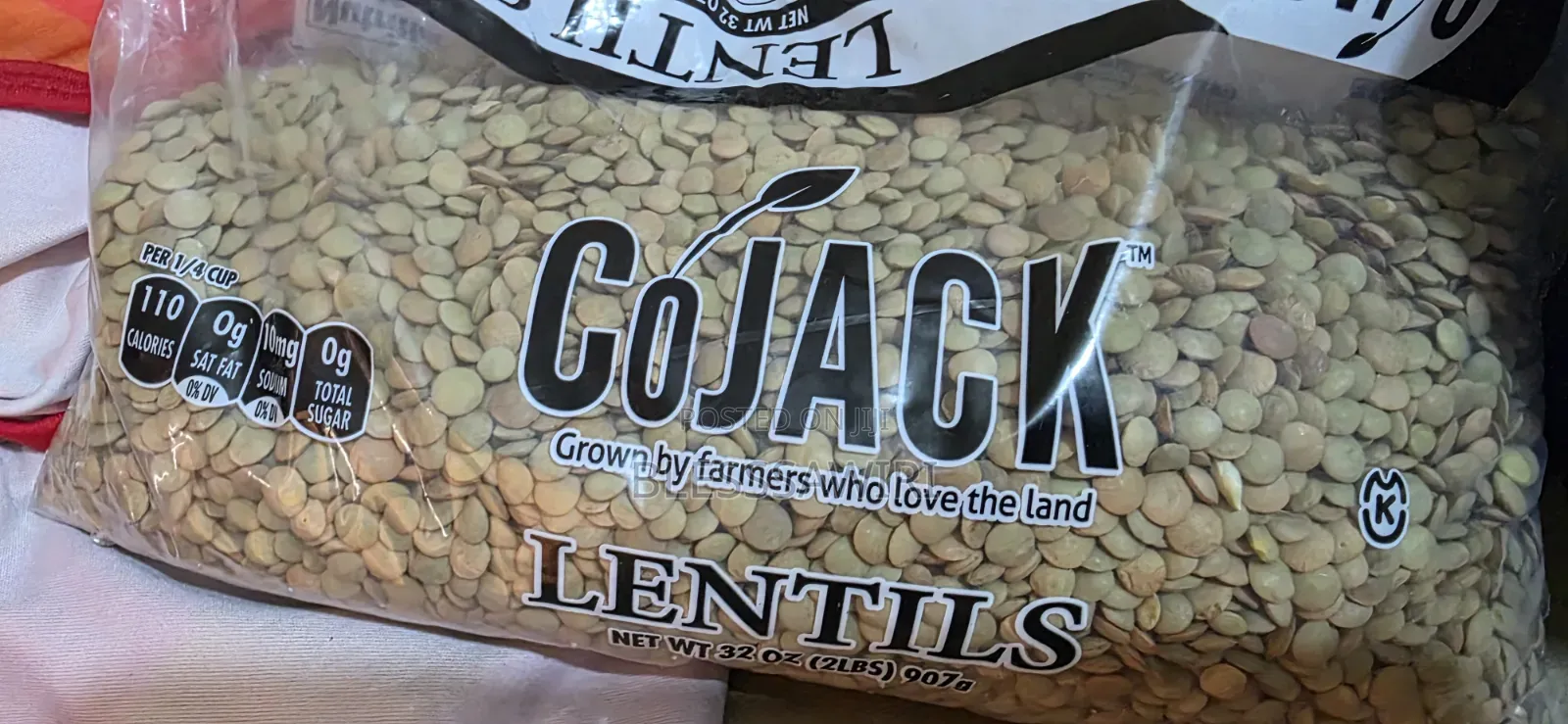 CoJack Lentils From USA 16Oz