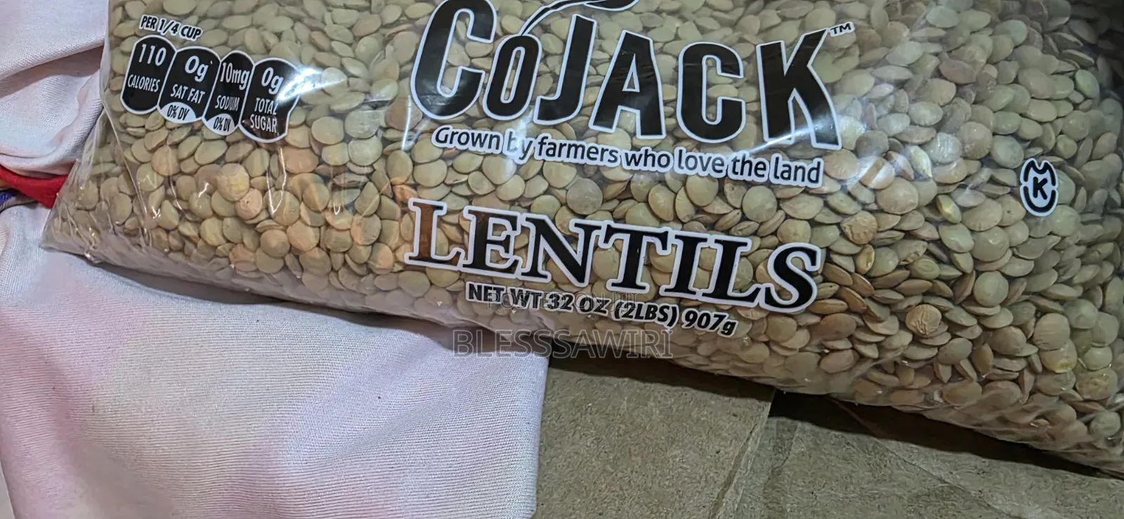 CoJack Lentils From USA 16Oz