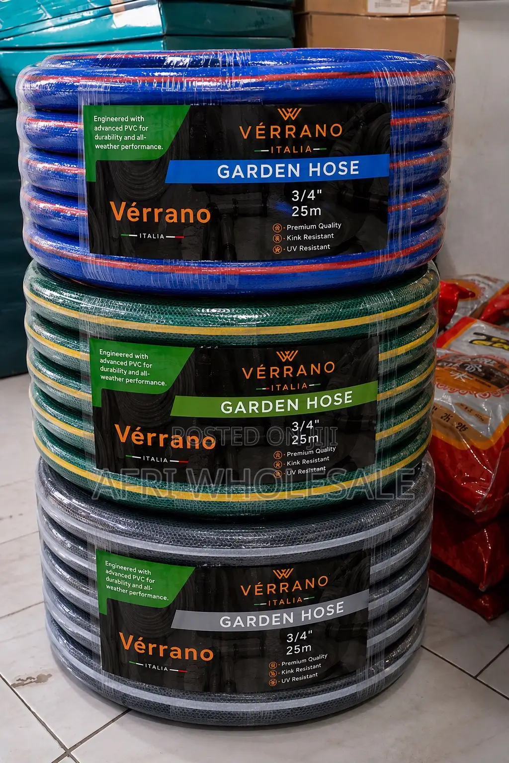 25m Italian Waterhose Garden PVC Water Hose