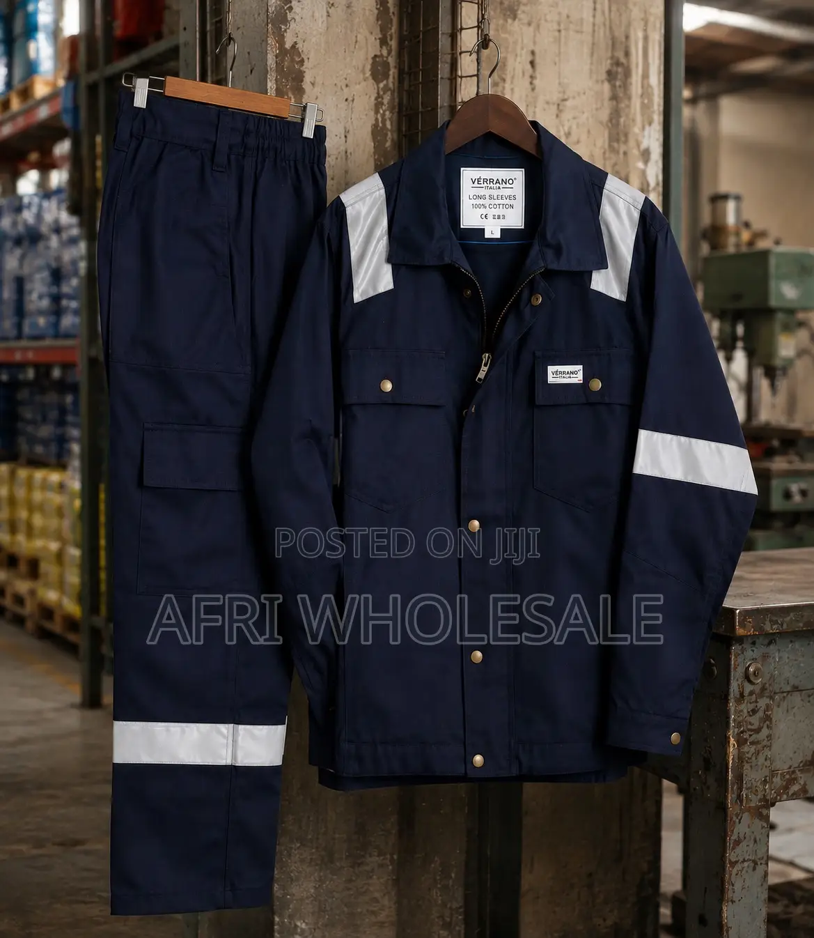 Discounted Heavy Duty Italian Industrial Top and Down Coveralls Safety