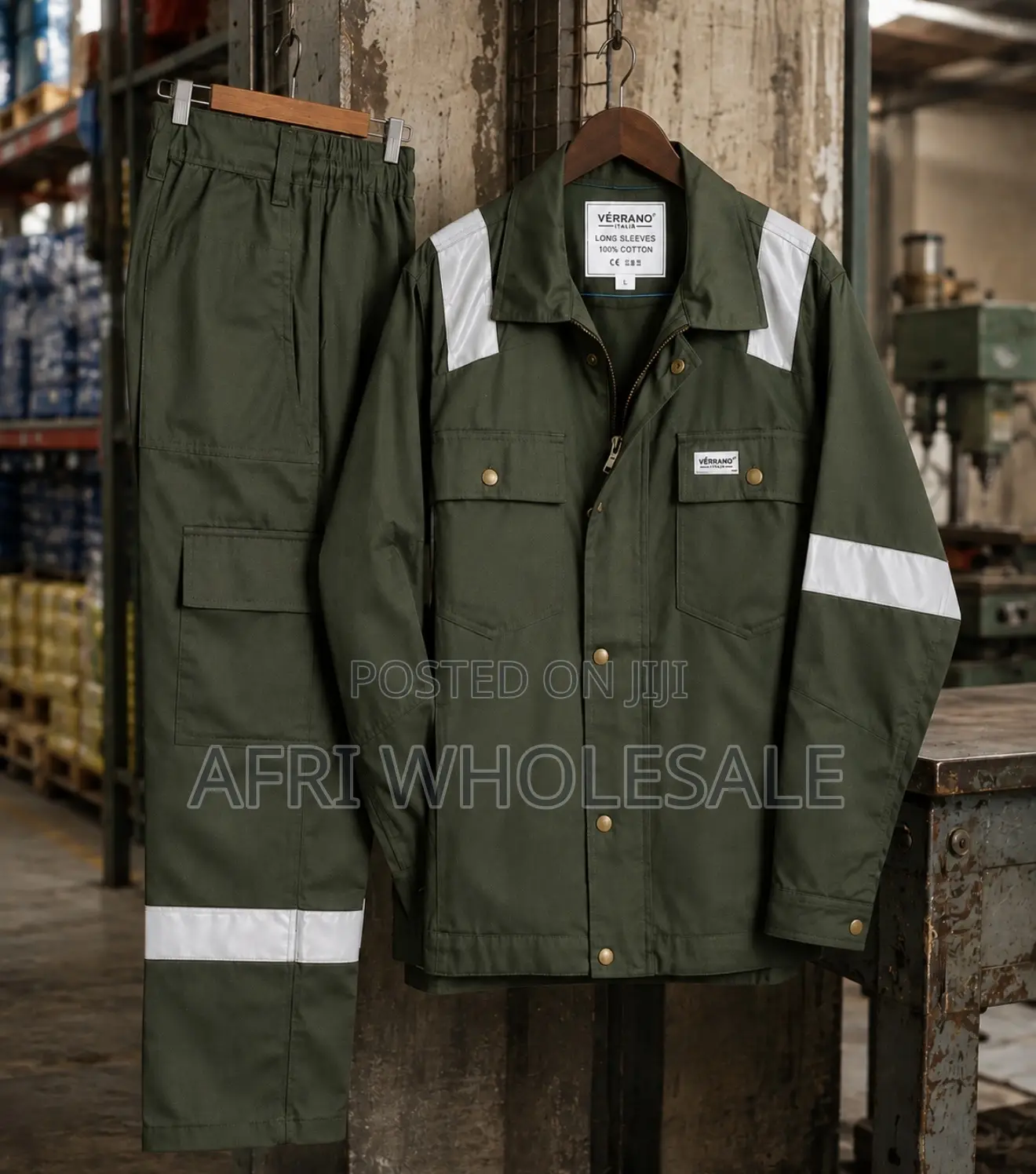 Italian Industrial Comfy Safety Overall Top and Down Coverall Workwear