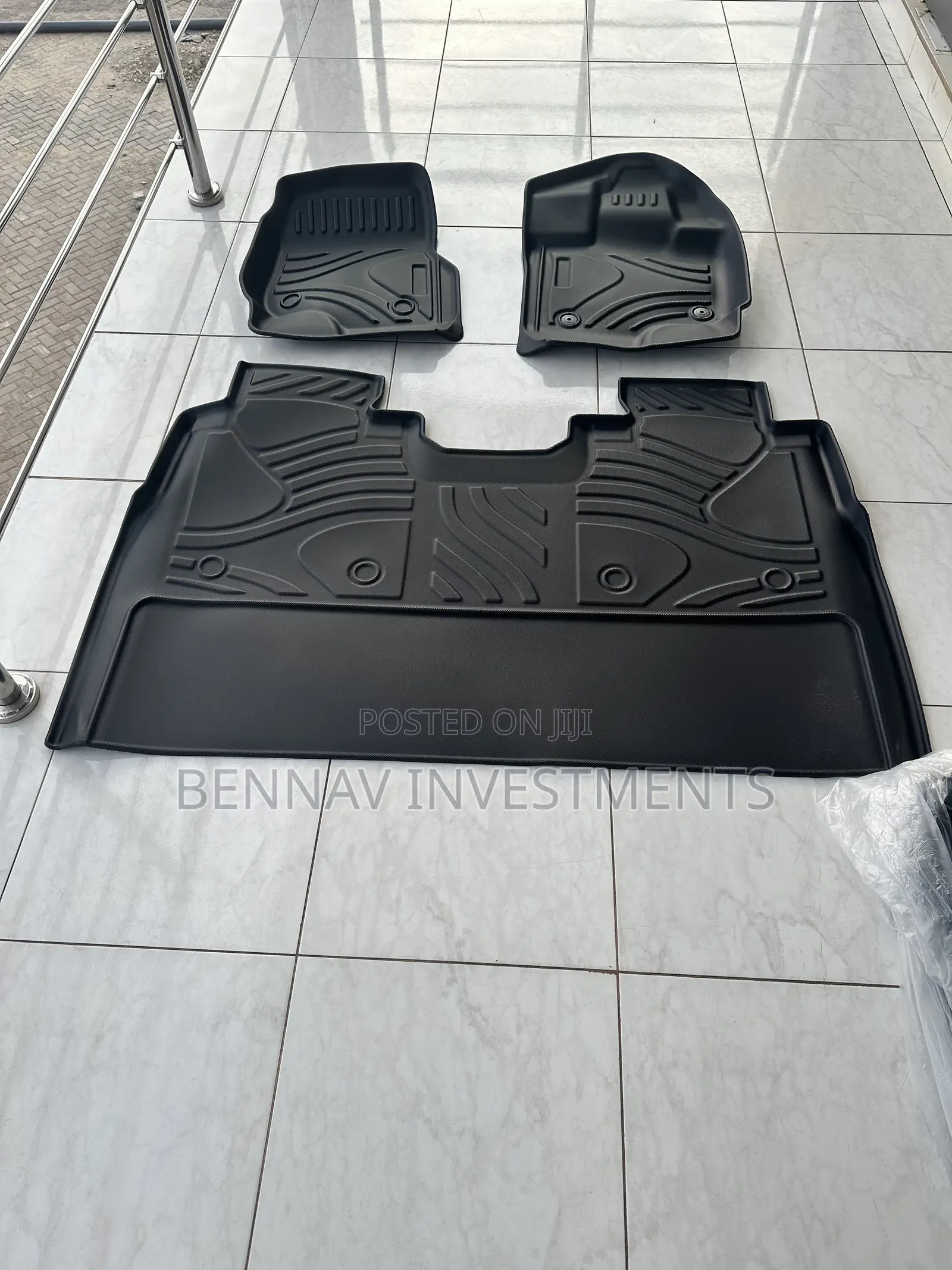 5D Premium Quality Rubber Floor Mat/Carpet for Ford F-150 2015 to 2024