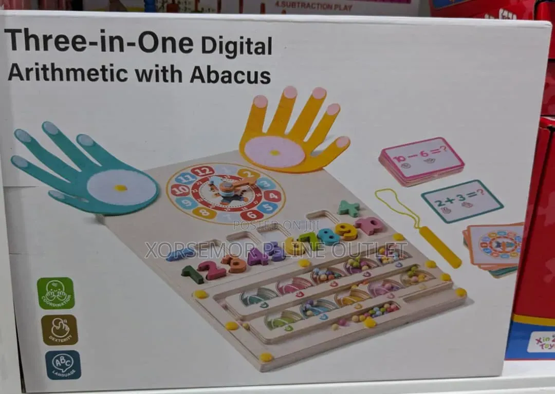 3 in 1 Digital Arithmetic With Abacus