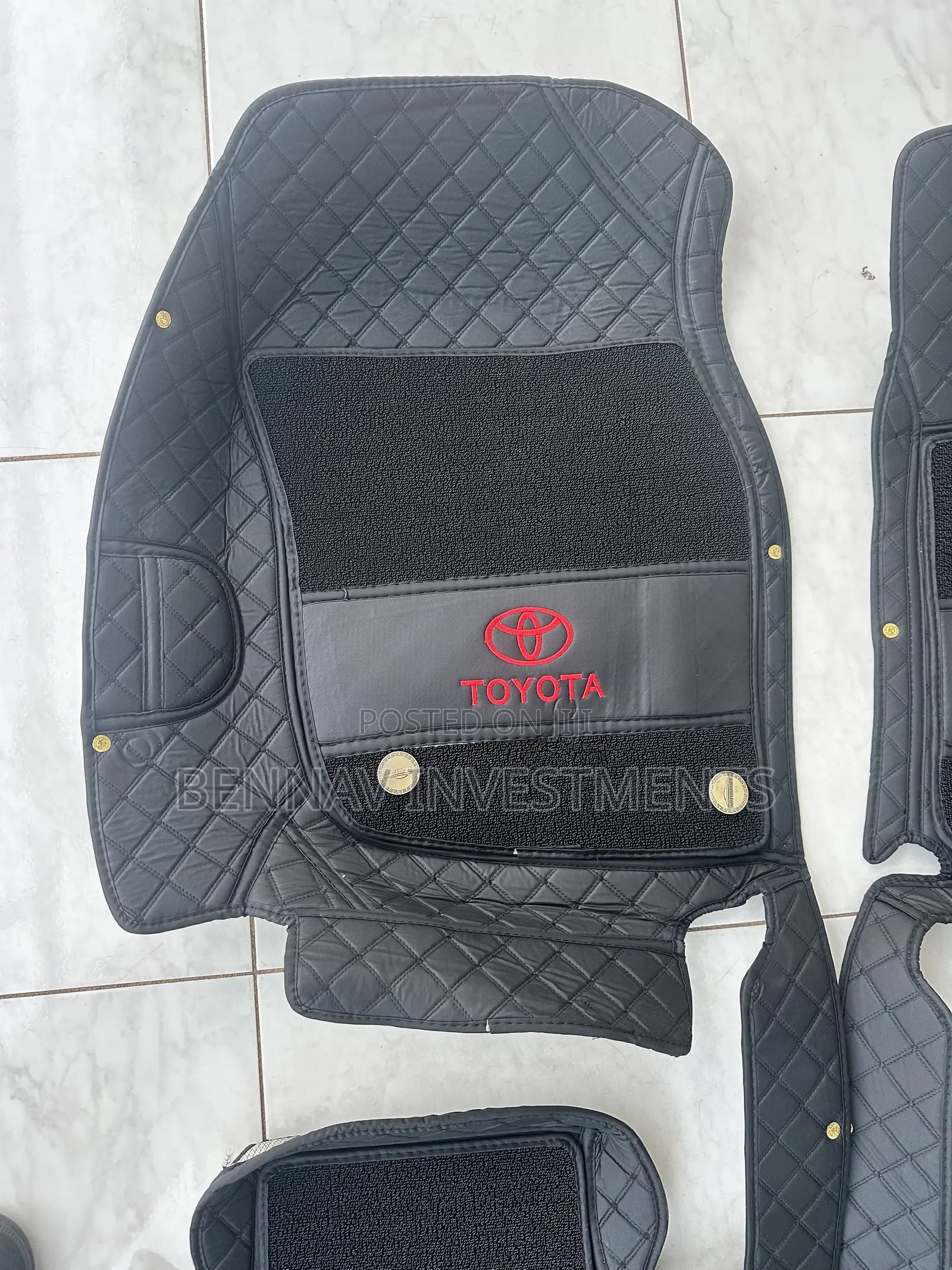5D Premium Quality Leather Floor Mat/Carpet - Toyota RAV4 2019 to 2025